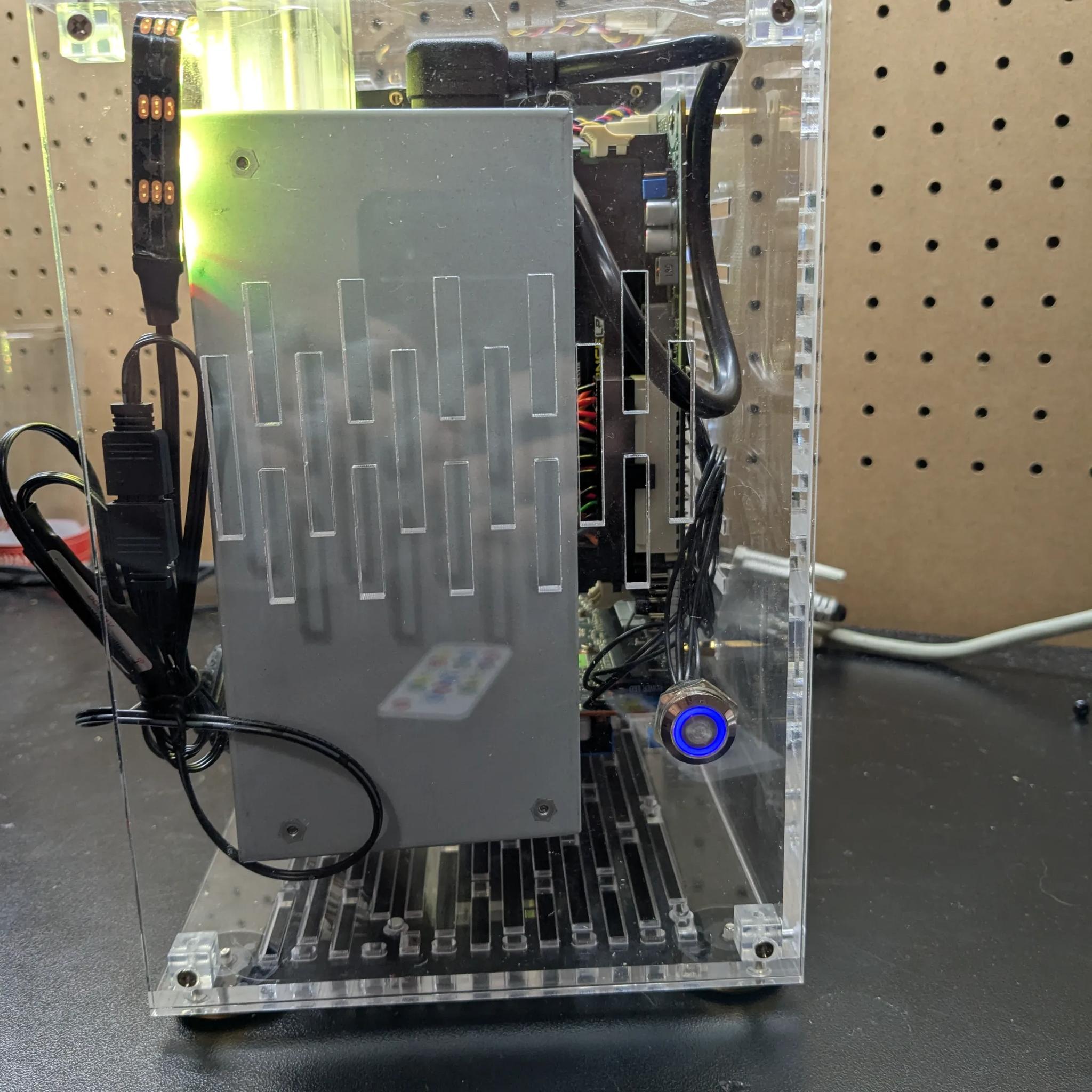 90 FPS Fortnite | 180 Day Warranty | See-Through Case, i5-4590T, 16GB RAM, 4GB GPU, 512GB SSD, Win10