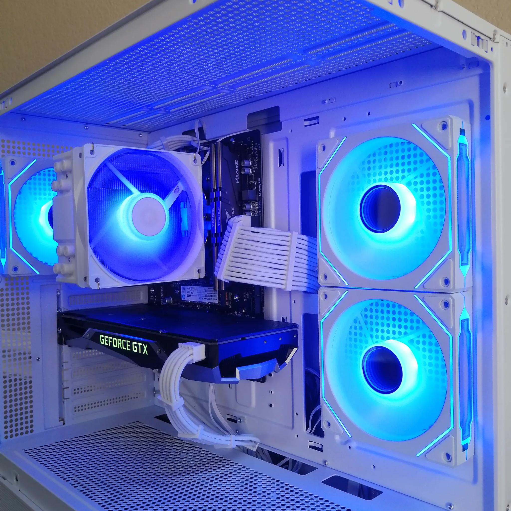NVIDIA GTX Gaming PC! Clean White Build with Ryzen 5