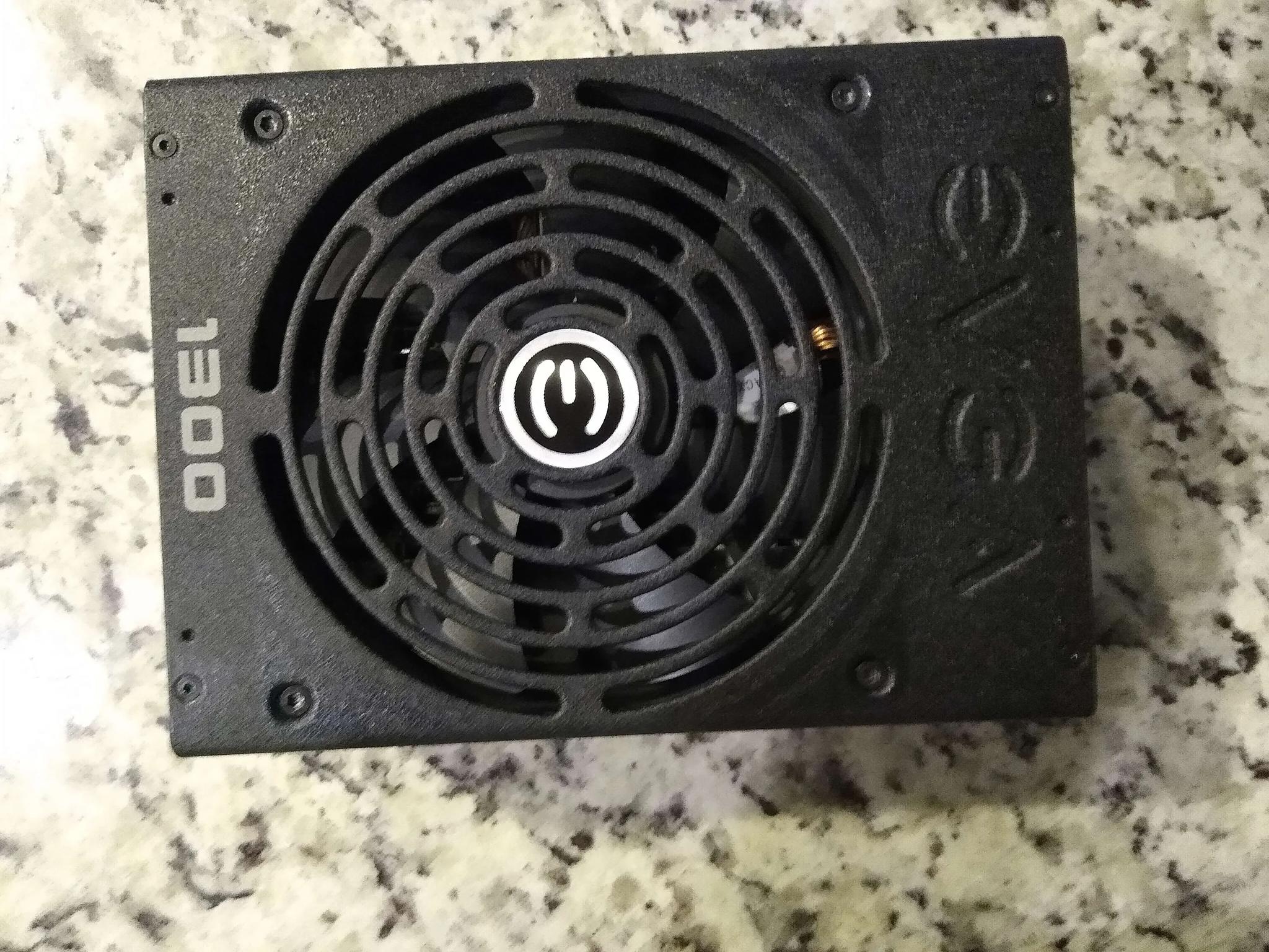 1300w 80+ gold used .cleaned . works as it should . 