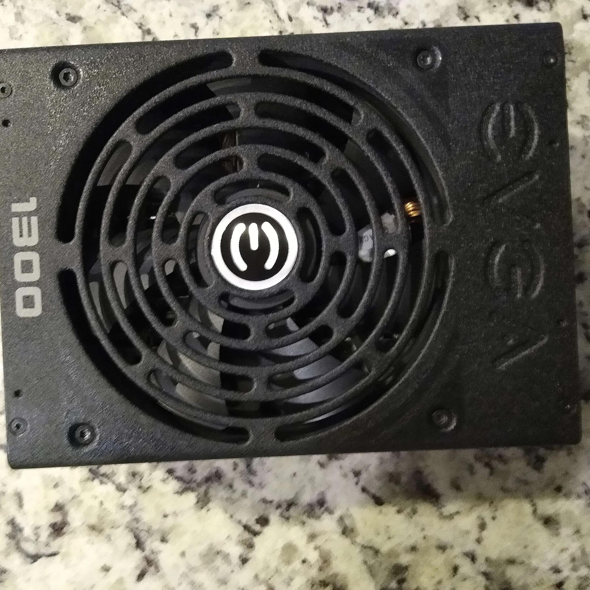 1300w 80+ gold used .cleaned . works as it should . 