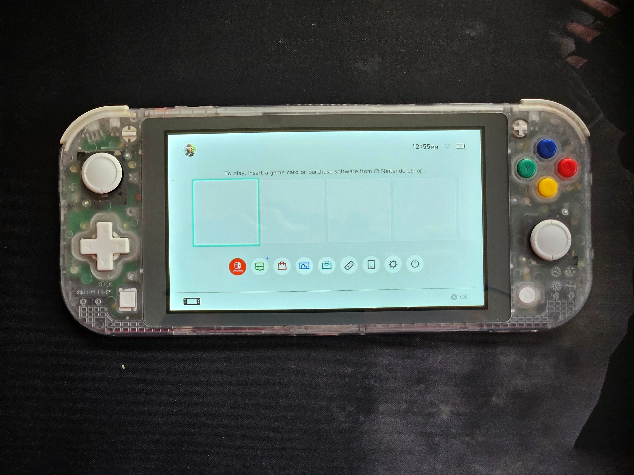 Clear Shell Nintendo Switch Lite