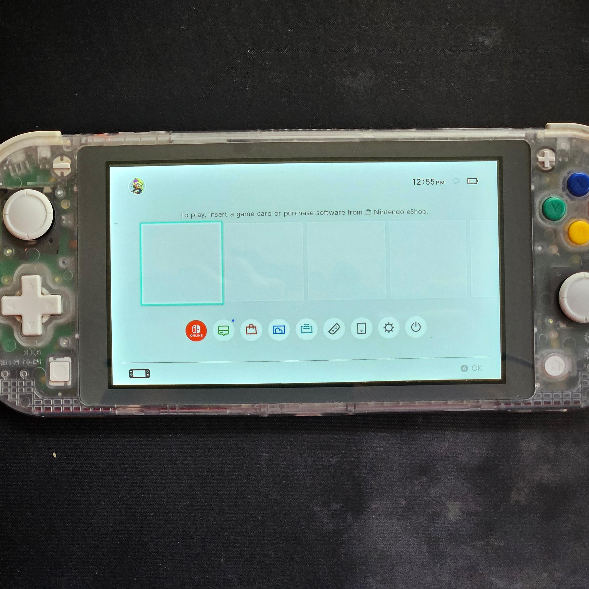 Clear Shell Nintendo Switch Lite