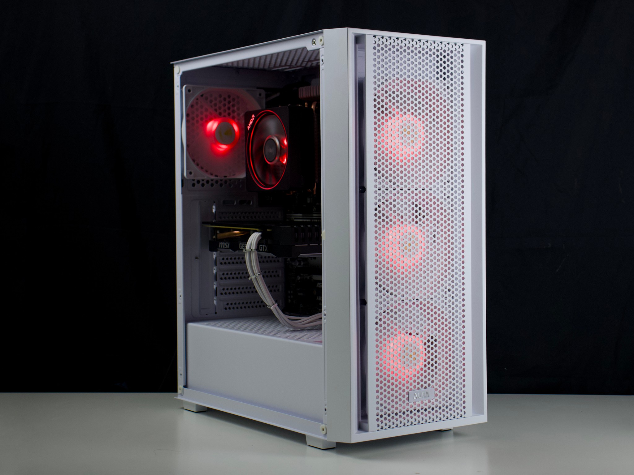 🧊❄️🧊 White Gaming PC – GTX 1660 TI, Ryzen 5 2600, 16GB RAM