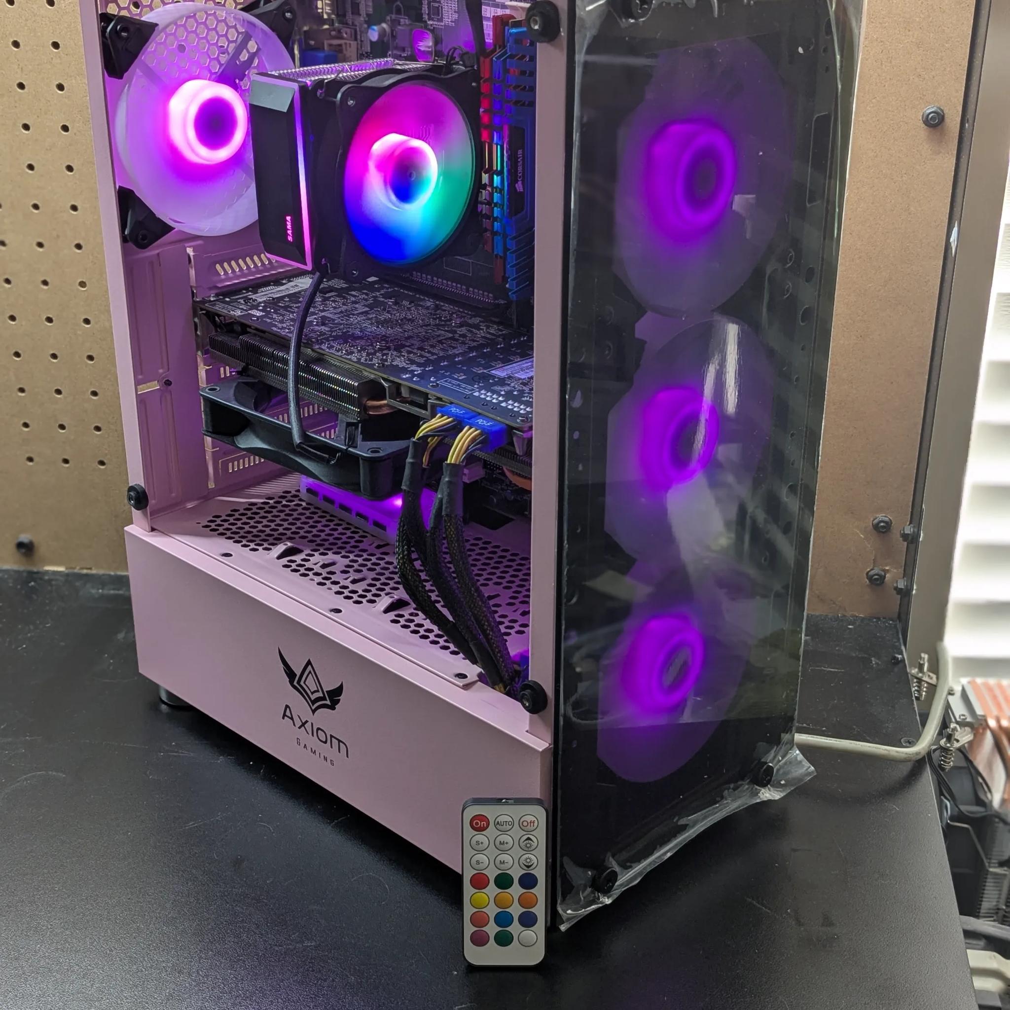 Obnoxiously Pink | 120 FPS Fortnite| Xeon (same as i7), 16GB RAM, 500GB SSD, R9 290 4GB, RGB, Wifi