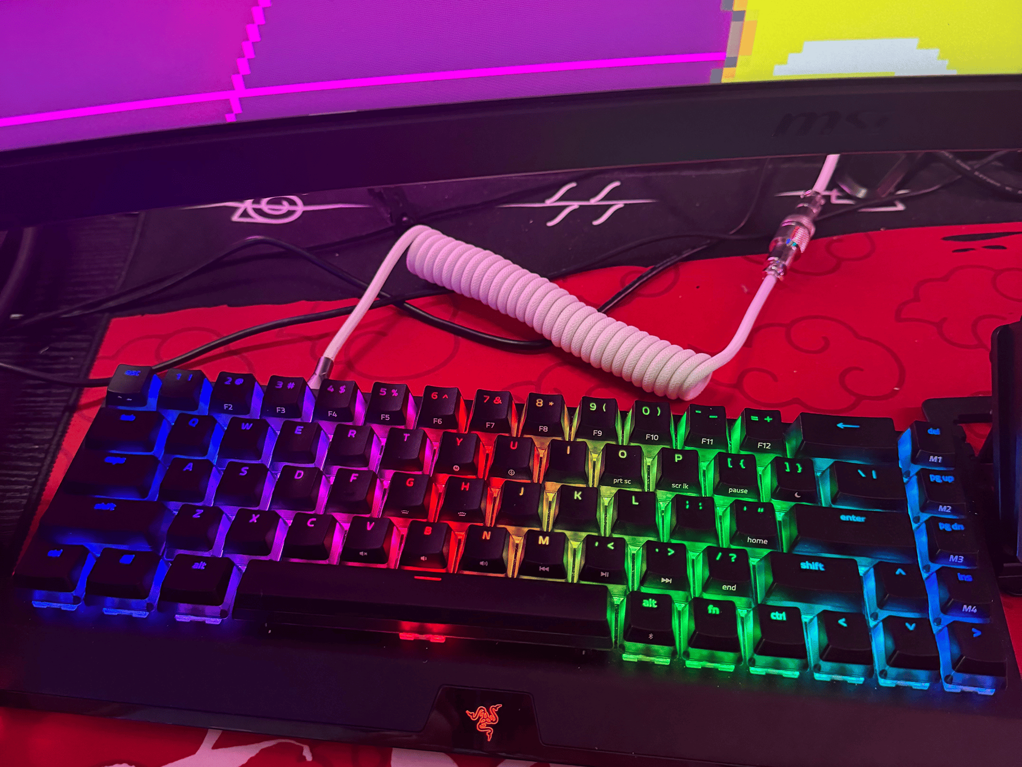 Razer BlackWidow V3 Mini HyperSpeed - Phantom Edition - Green Clicky Switch - US