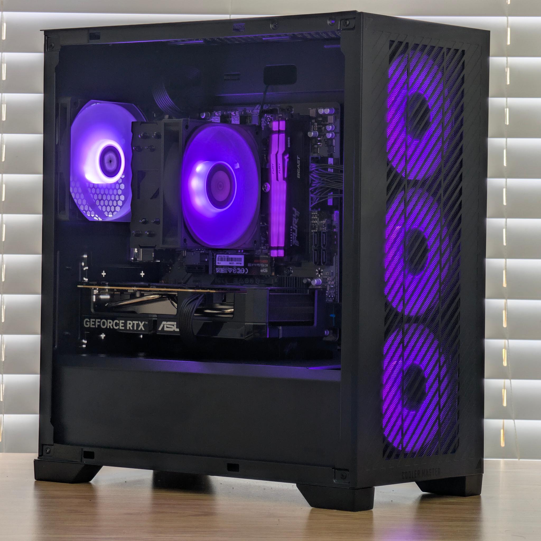 🖤💜Ryzen 5 7600x | RTX 5060 | 1TB SSD | Gaming PC💜🖤