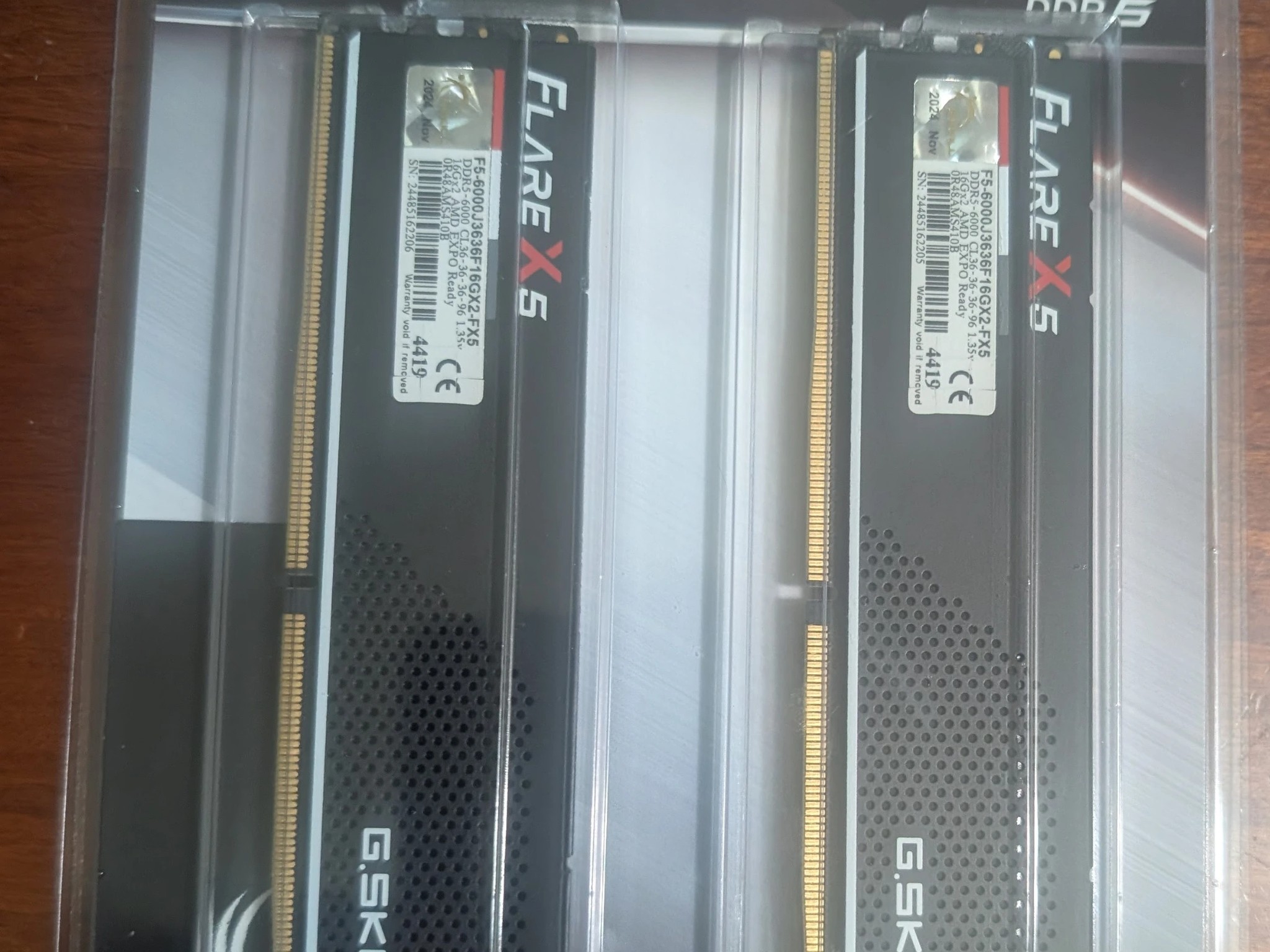 G.SKILL Flare X5 Series (AMD Expo) DDR5 RAM 32GB (2x16GB) 6000MT/s CL36-36-36-96