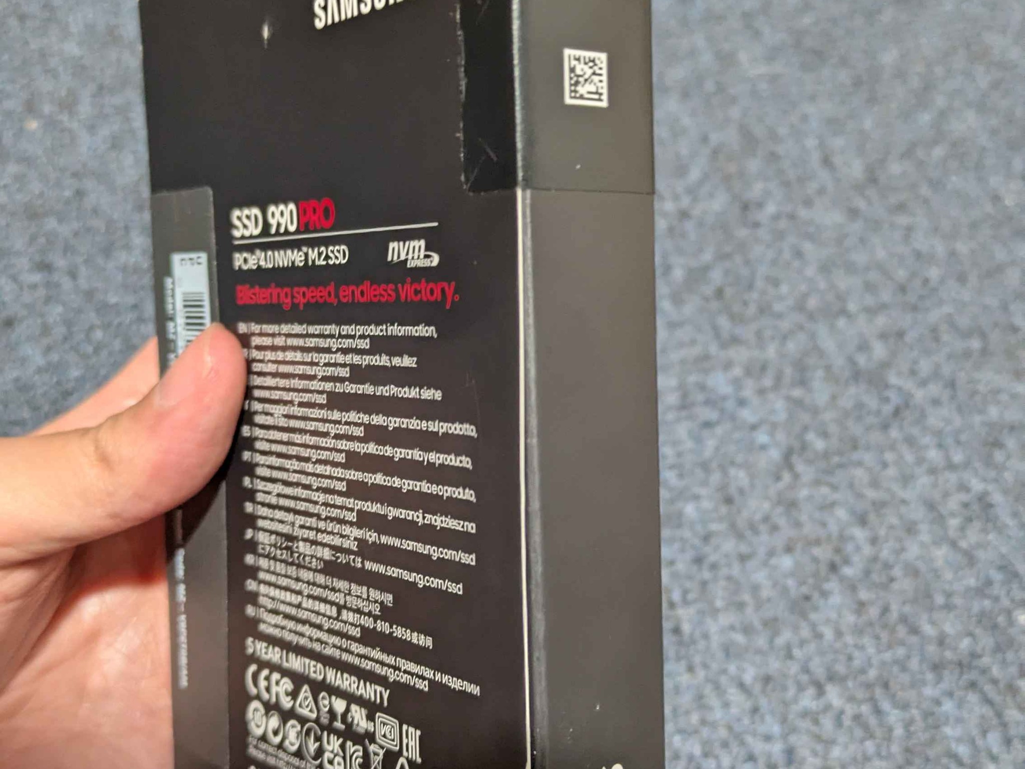 Sealed Samsung 990 Pro NVMe M.2 SSD 2 TB