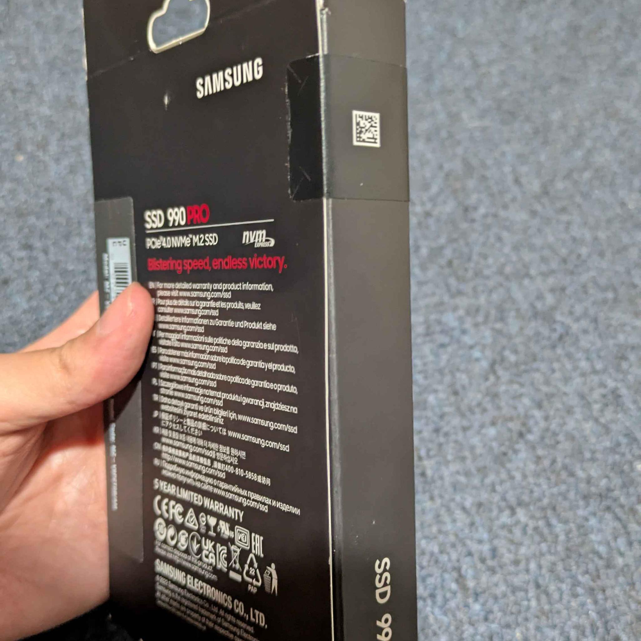 Sealed Samsung 990 Pro NVMe M.2 SSD 2 TB