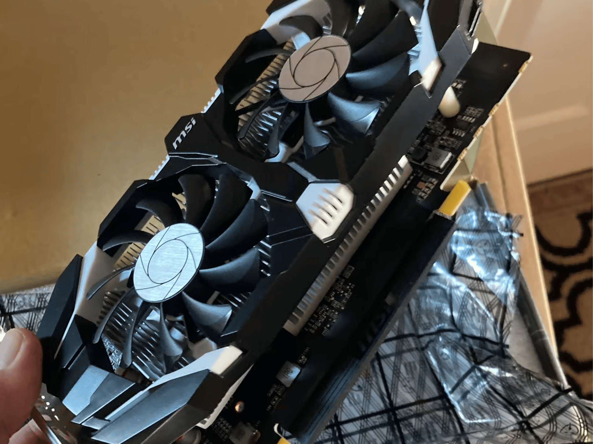 MSI Geforce GTX 1050Ti 4GB GDDR5 GPU
