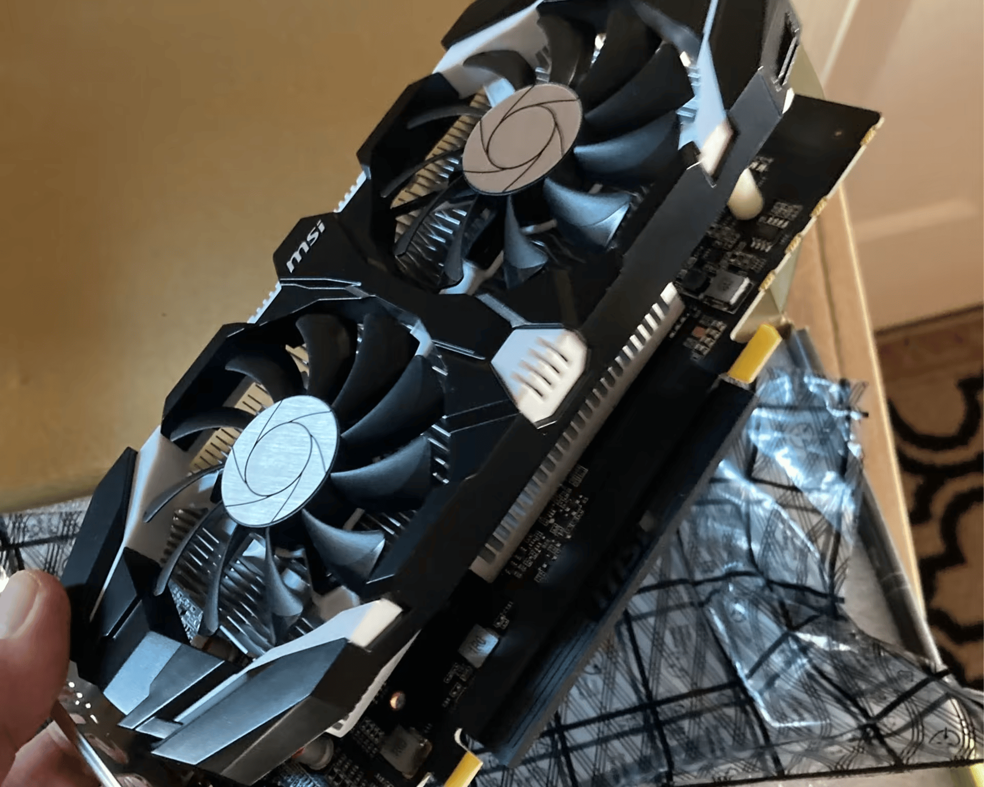 MSI Geforce GTX 1050Ti 4GB GDDR5 GPU