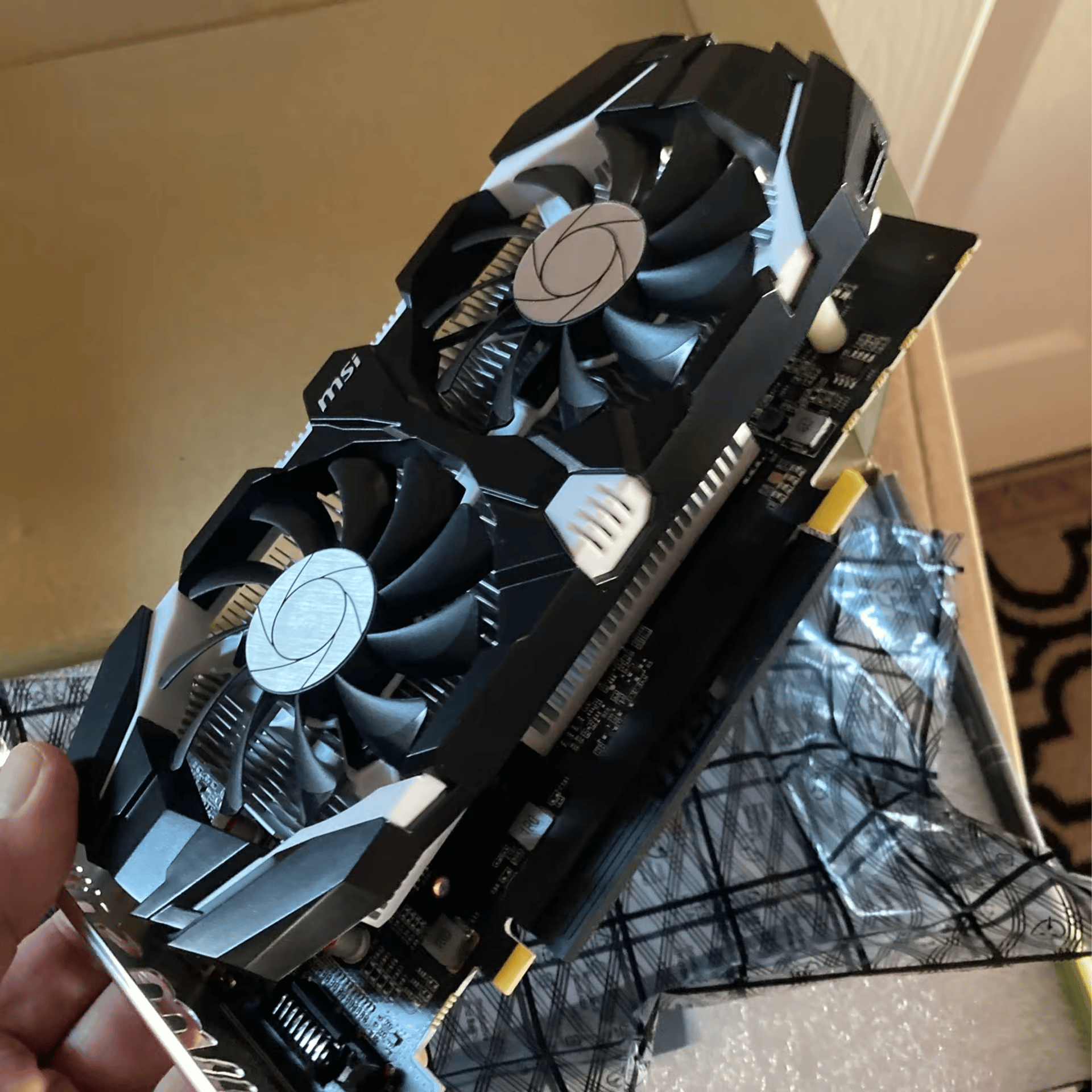 MSI Geforce GTX 1050Ti 4GB GDDR5 GPU
