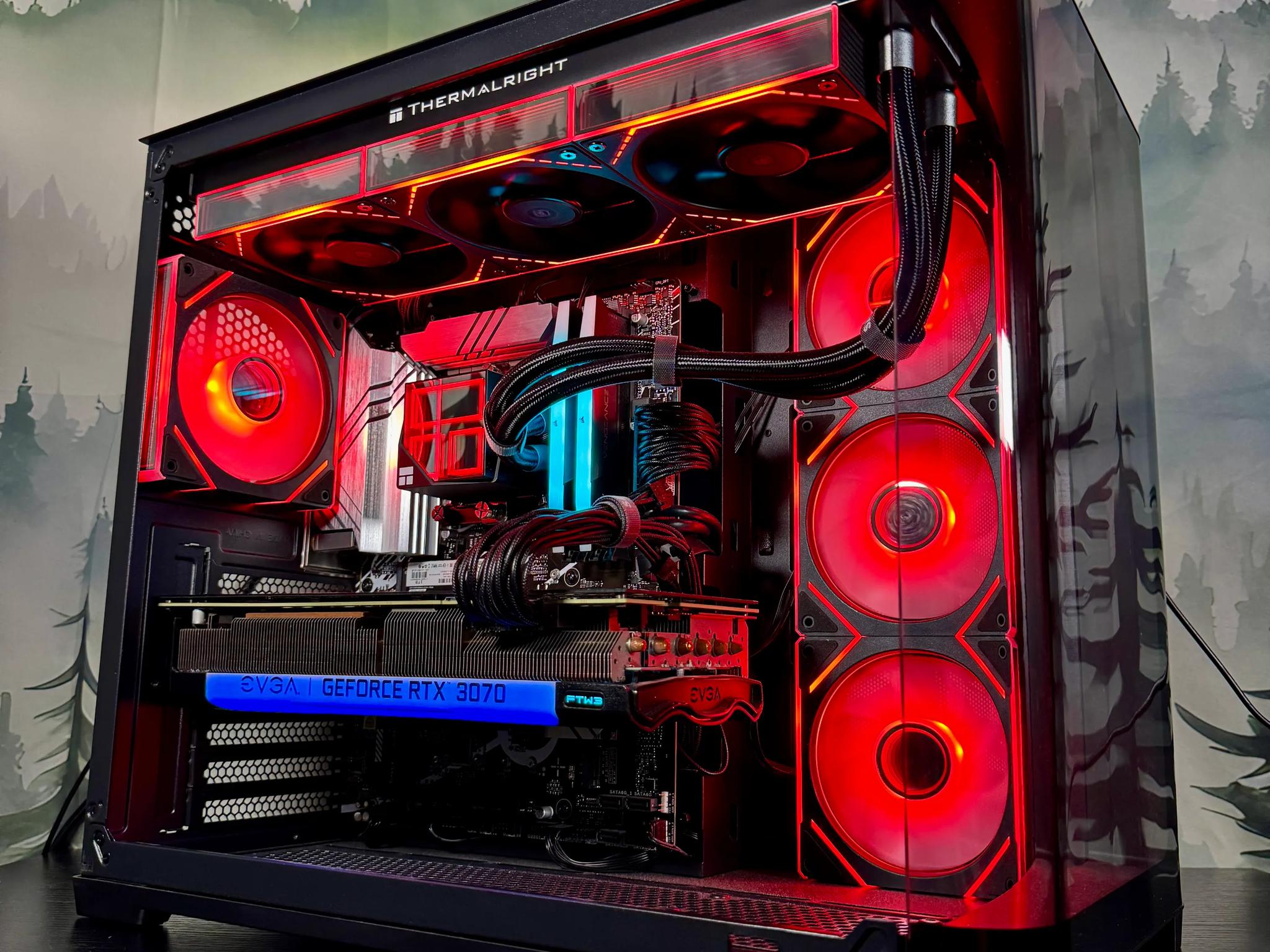 GAMING PC, i7 14700, RTX 3070 FTW3, 32GB DDR5, WIFI/BT