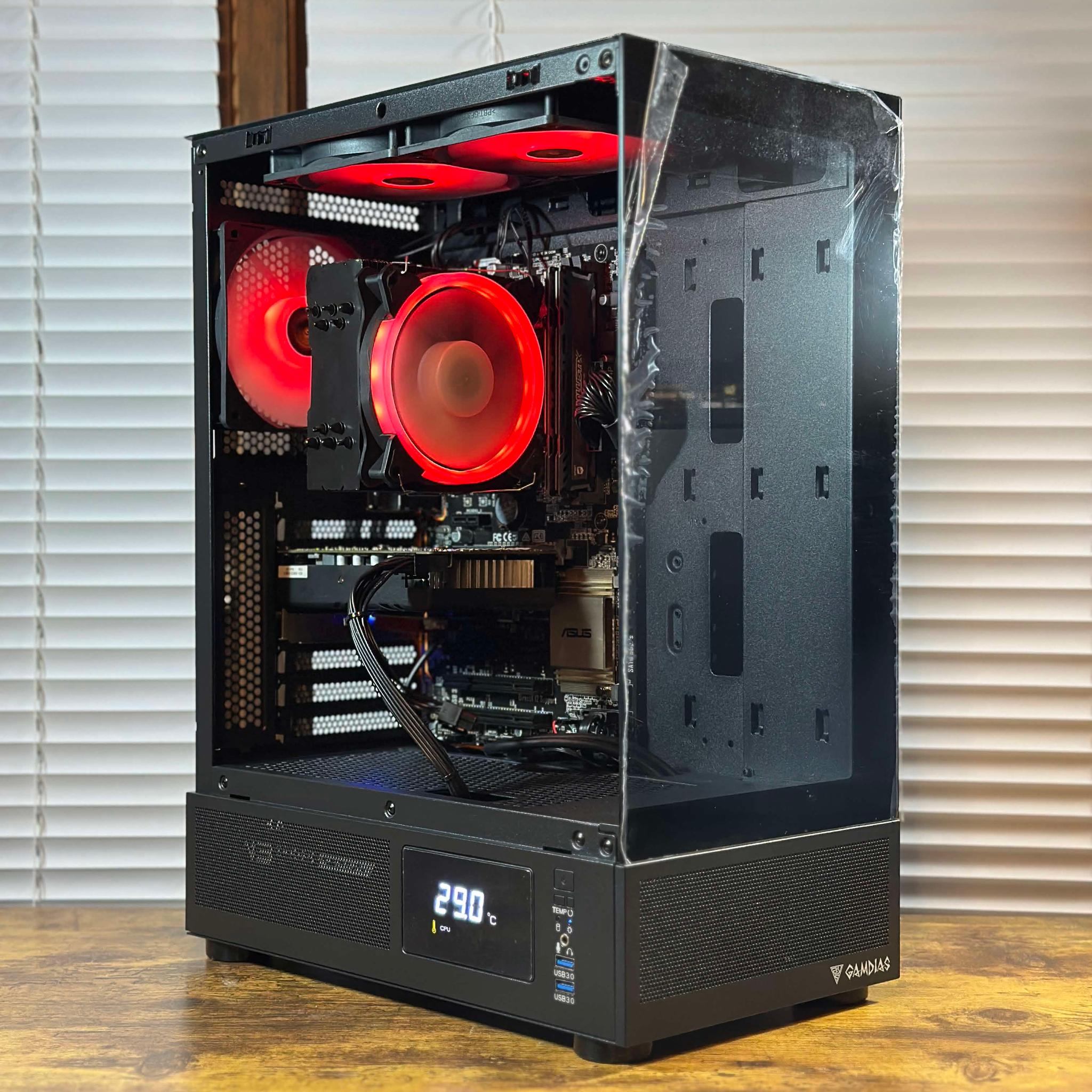 GTX 1660Ti 6GB | Intel i7 7700 | 16GB DDR4 |500GB SSD | Win11 | WIFI | 1080P Gaming PC