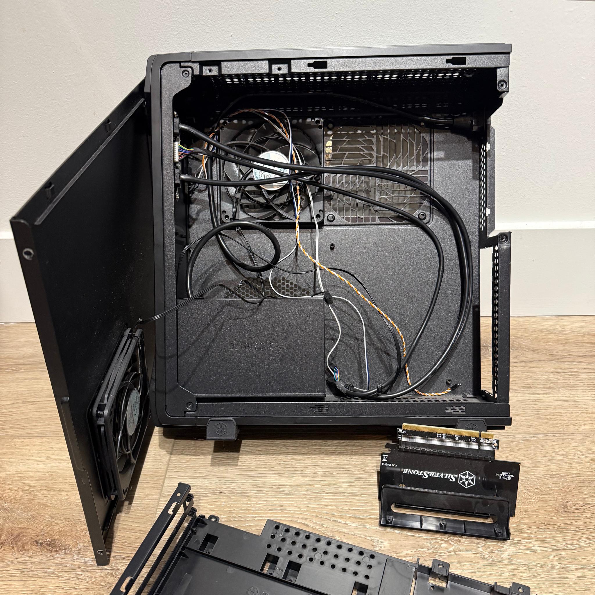 SilverStone Technology Slim Computer Case for Mini-Itx Motherboards with Integrated RGB Lighting