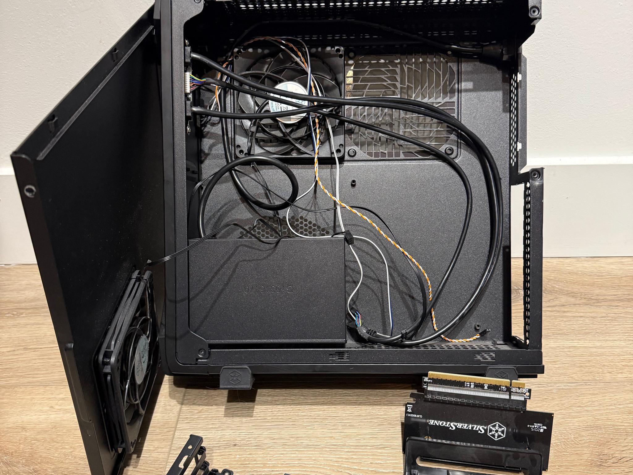 SilverStone Technology Slim Computer Case for Mini-Itx Motherboards with Integrated RGB Lighting