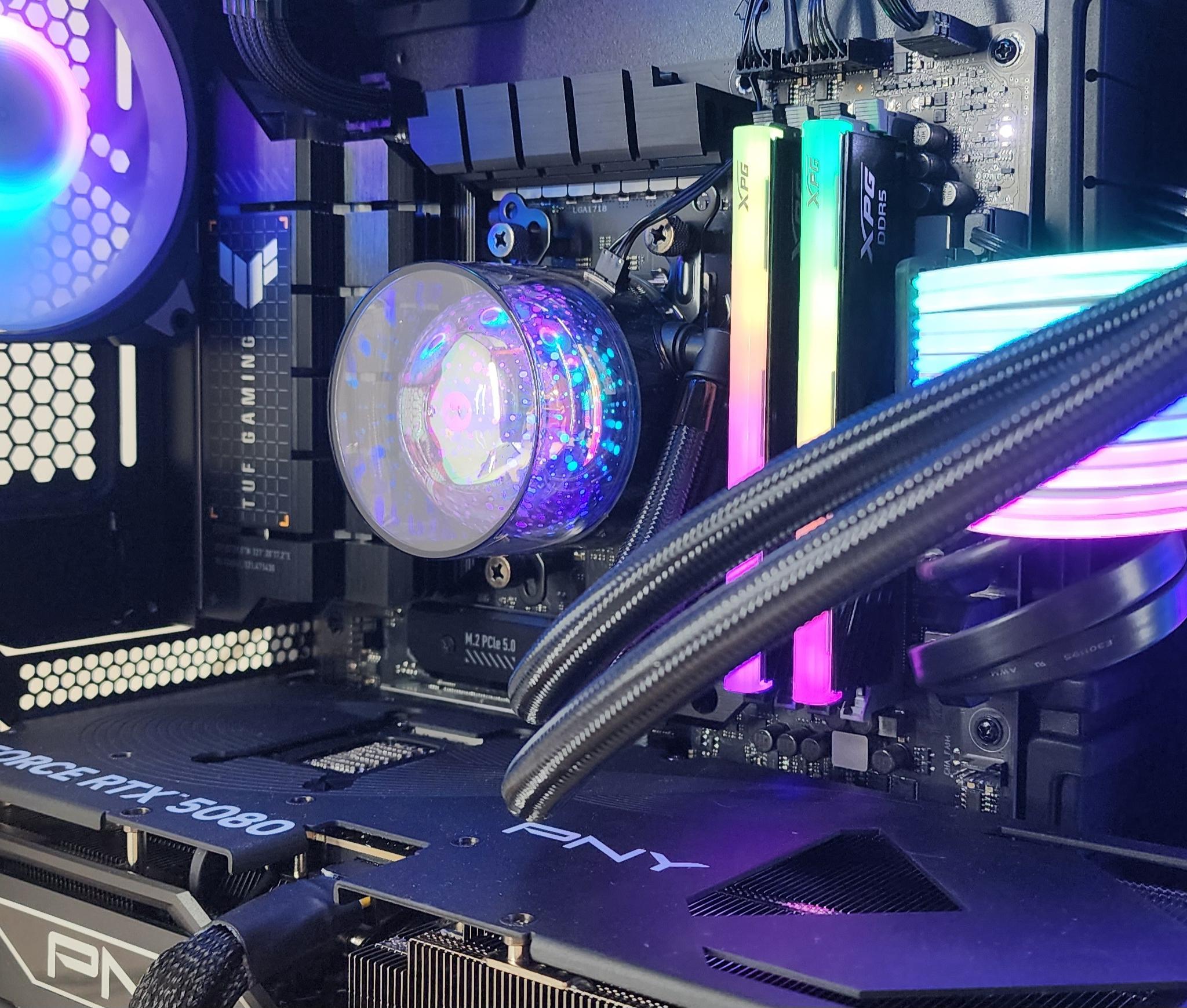 Gaming PC Ryzen 9 9950X3D 32GB RAM 2TB SSD RTX 5080 16GB Windows 11 Computer