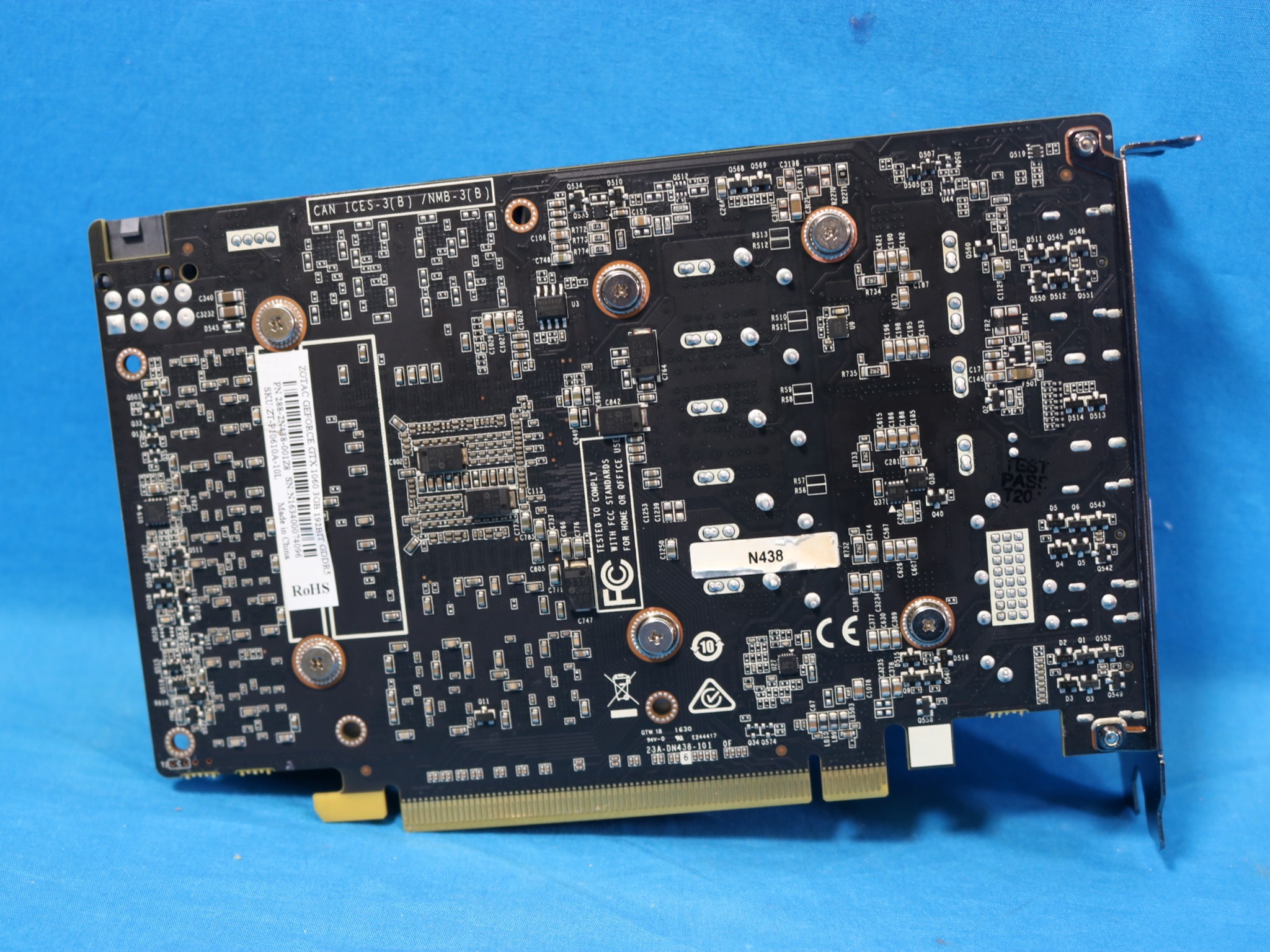 Zotac GeForce GTX 1060 3GB 192Bit GDDR5 PCIe 3.0 x16 Desktop GPU ZT-P10610A-10L