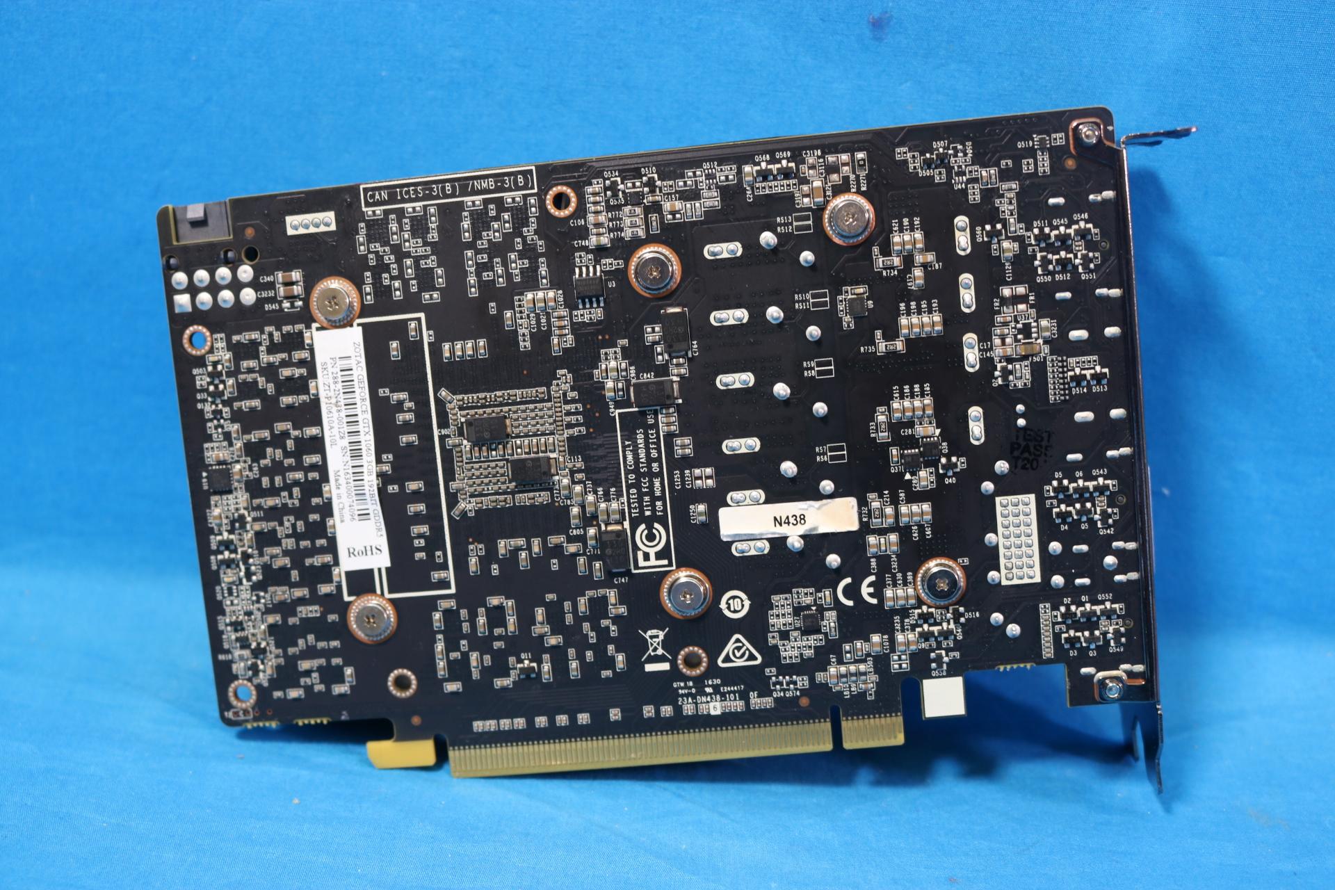 Zotac GeForce GTX 1060 3GB 192Bit GDDR5 PCIe 3.0 x16 Desktop GPU ZT-P10610A-10L