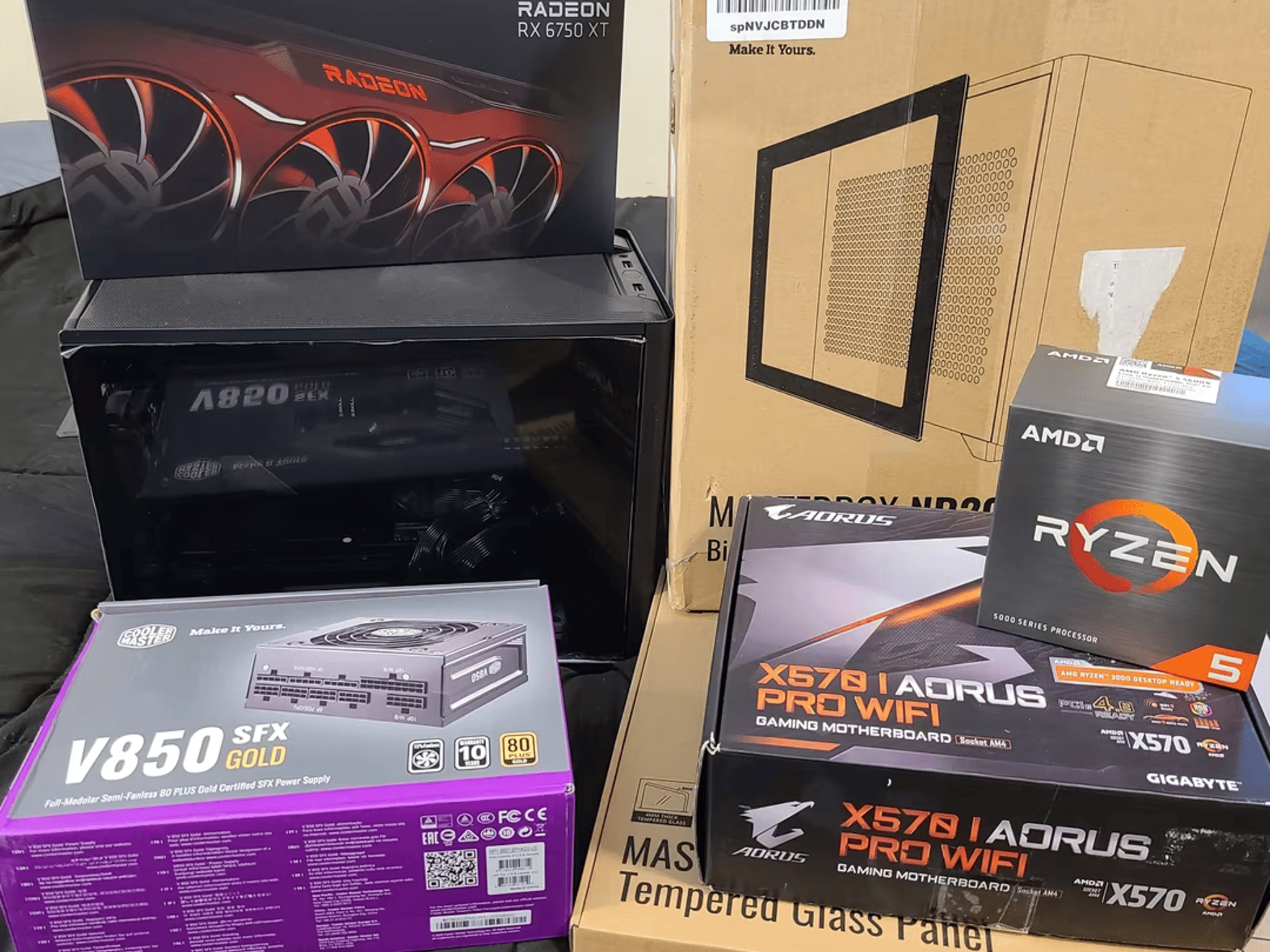 Mini ITX Gaming PC Ryzen 5600X New in Box AMD Radeon RX 6750X Gen4 VR Ready Brand New Build