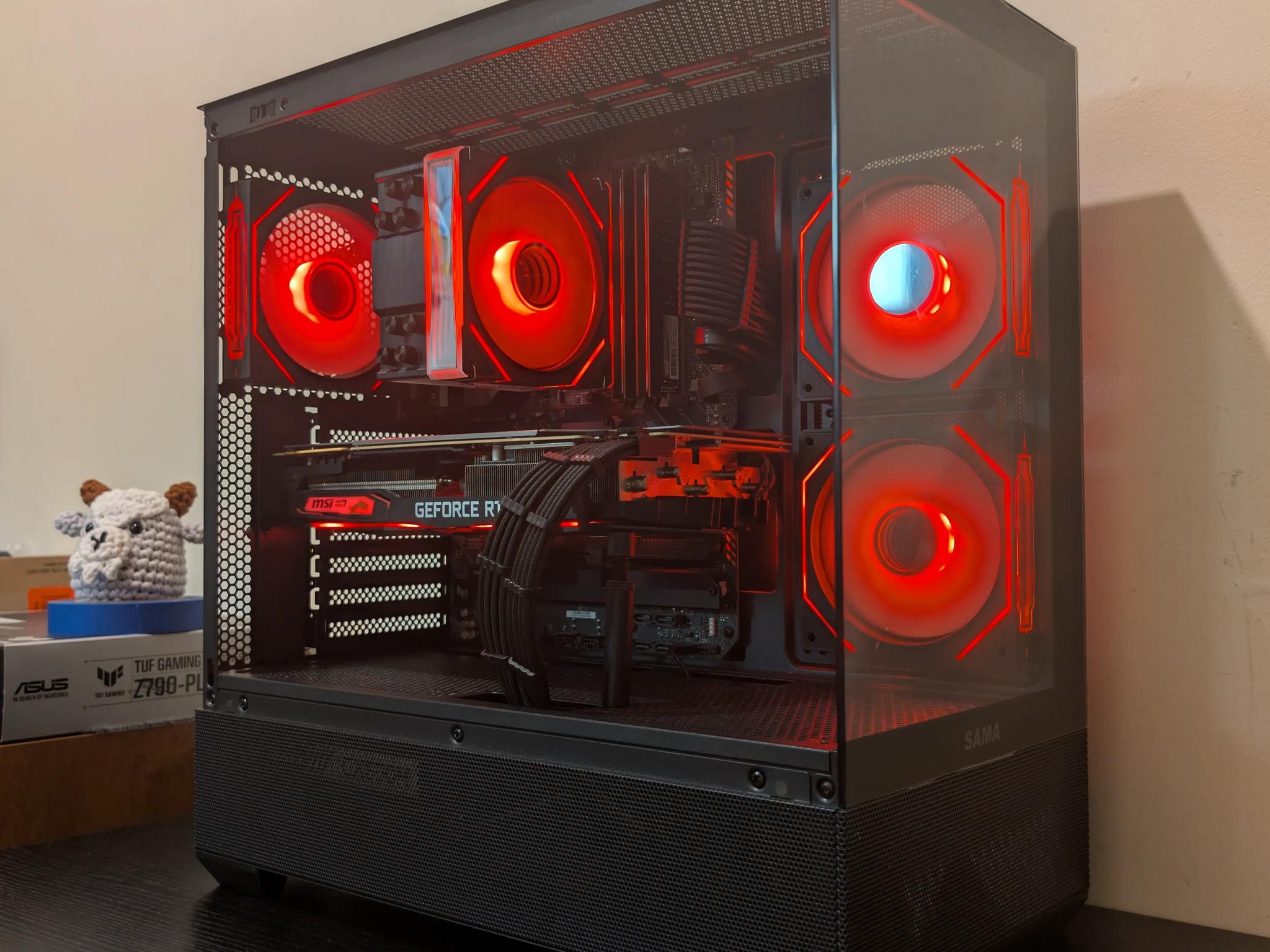 🐦‍⬛1440p Black RGB Gaming PC | RTX 2070 Super | i7 11700 | 1TB SSD | 48GB RAM | WiFi & Bluetooth🐦‍⬛