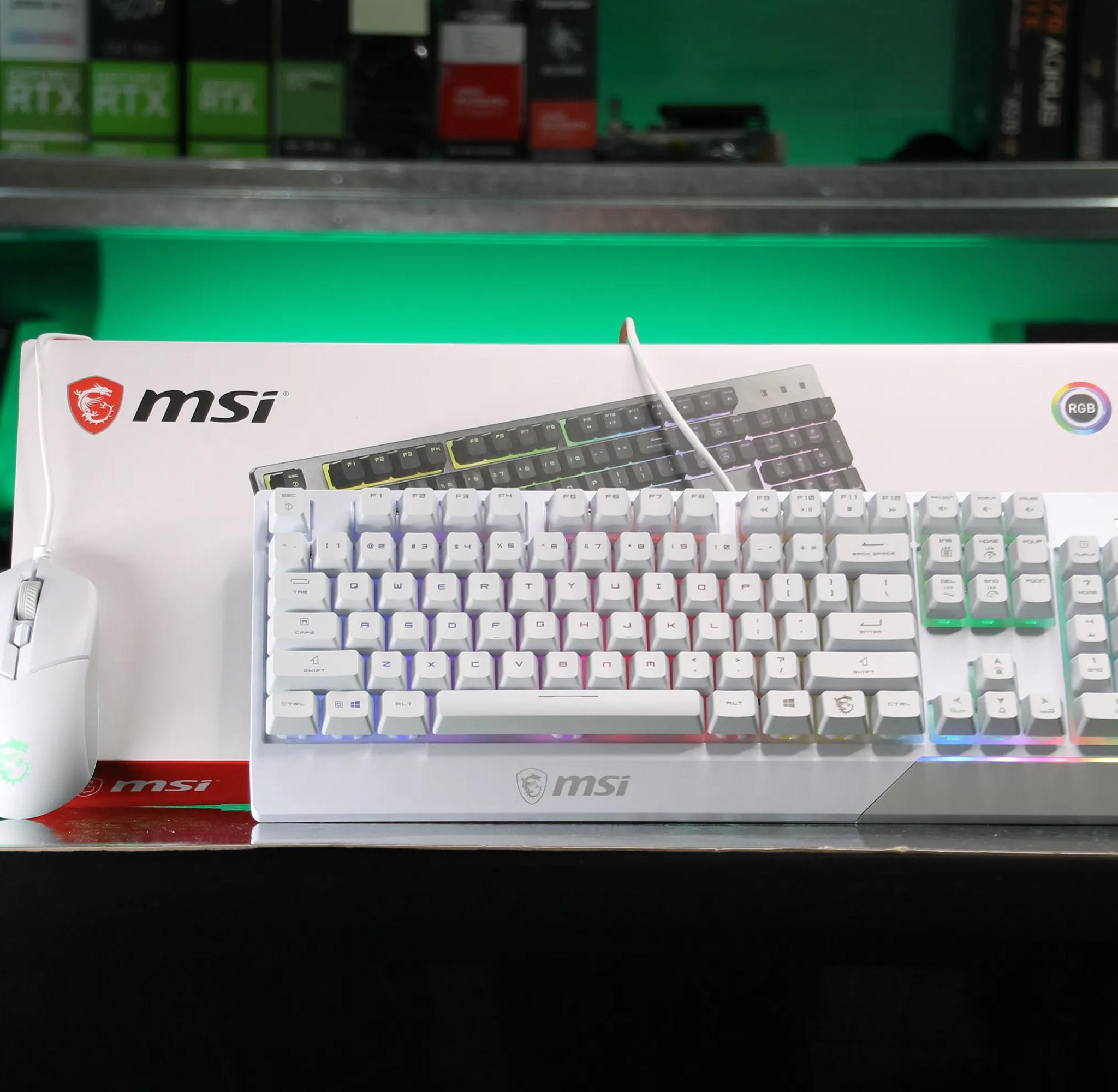 Beginner Peripheral Bundle // MSI Vigor GK30 Keyboard & MSI Clutch GM11 Mouse Combo
