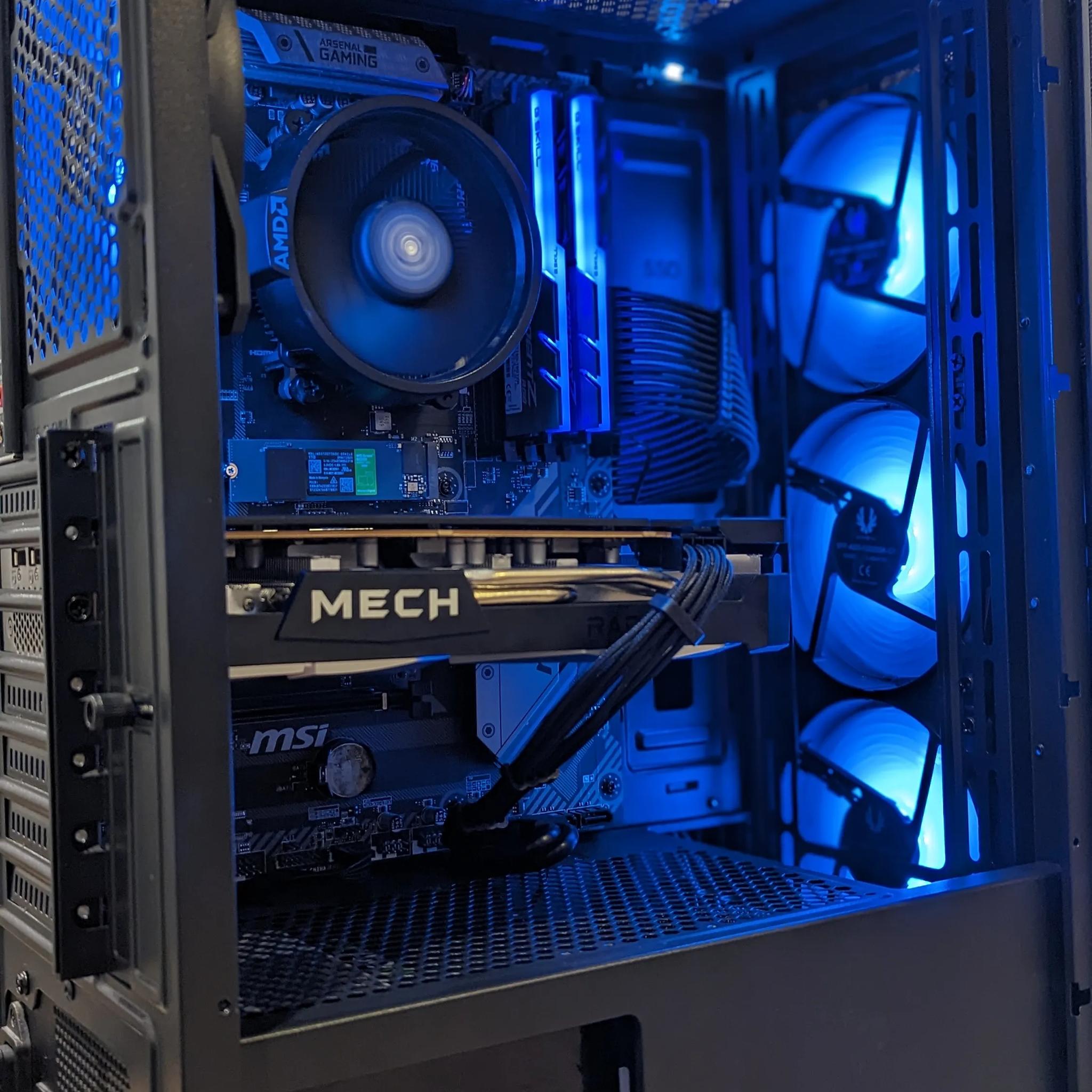 Ryzen 5 2600, RX 6600 Gaming/Streaming PC
