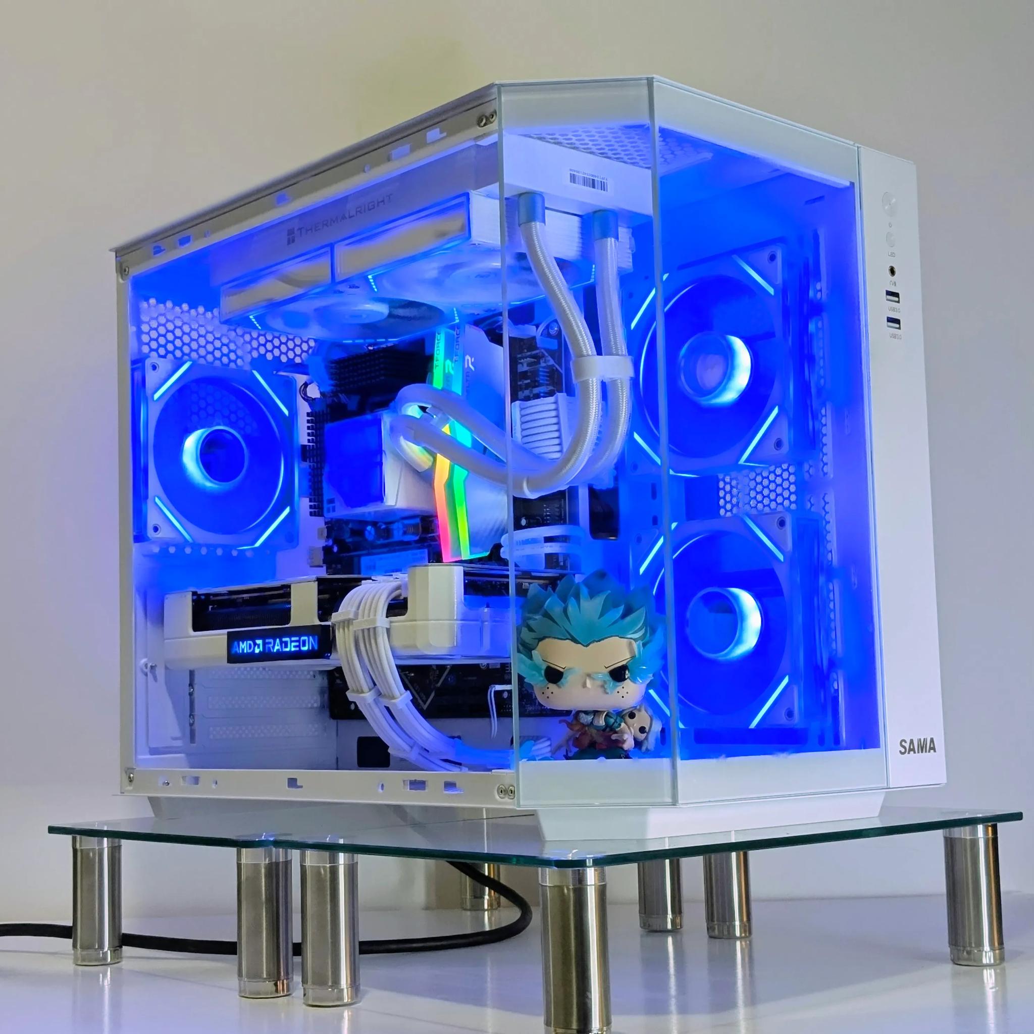 🧊⚡️Infinite Deku 2.0🤍RX 7900GRE🤍I5-12600K🤍Z690(OC*)🤍32GB TFORCE RAM🤍1TB NVMe SSD🤍Windows 11 Pro