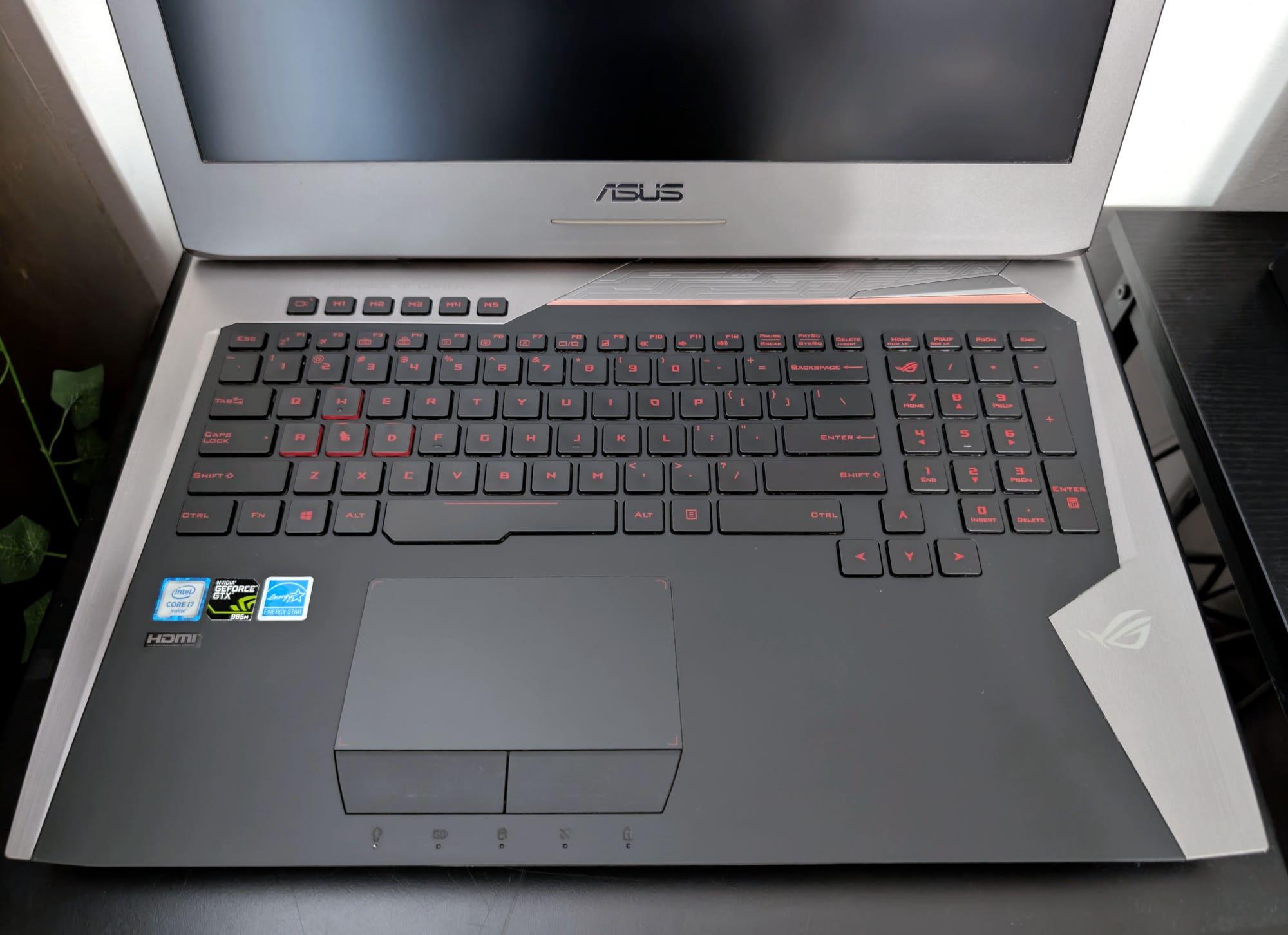 Asus G752VL Gaming Laptop | i7-6700HQ | Nvidia 965M | 256GB SSD + 1TB HDD | 16GB DDR4 | Grade A