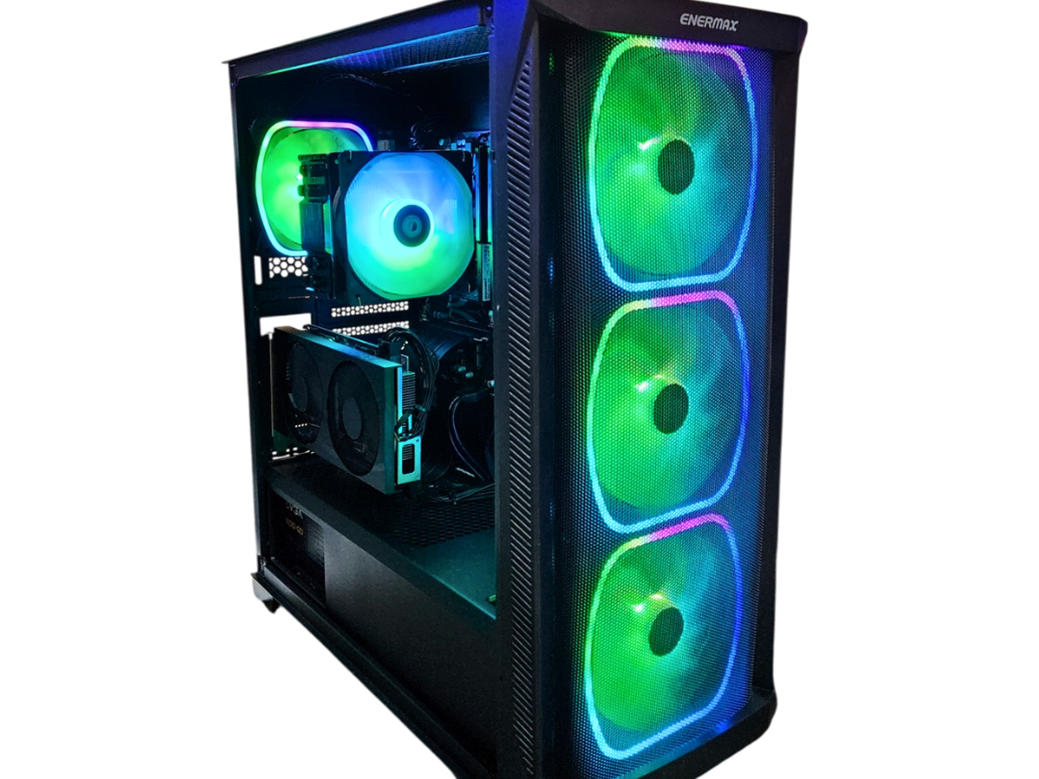 🌲Serenity🌳: RTX 2070 | Ryzen 5 3600X | 16GB DDR4 RAM | 1TB SSD | 5 RGB Fans | Black RGB Gaming PC
