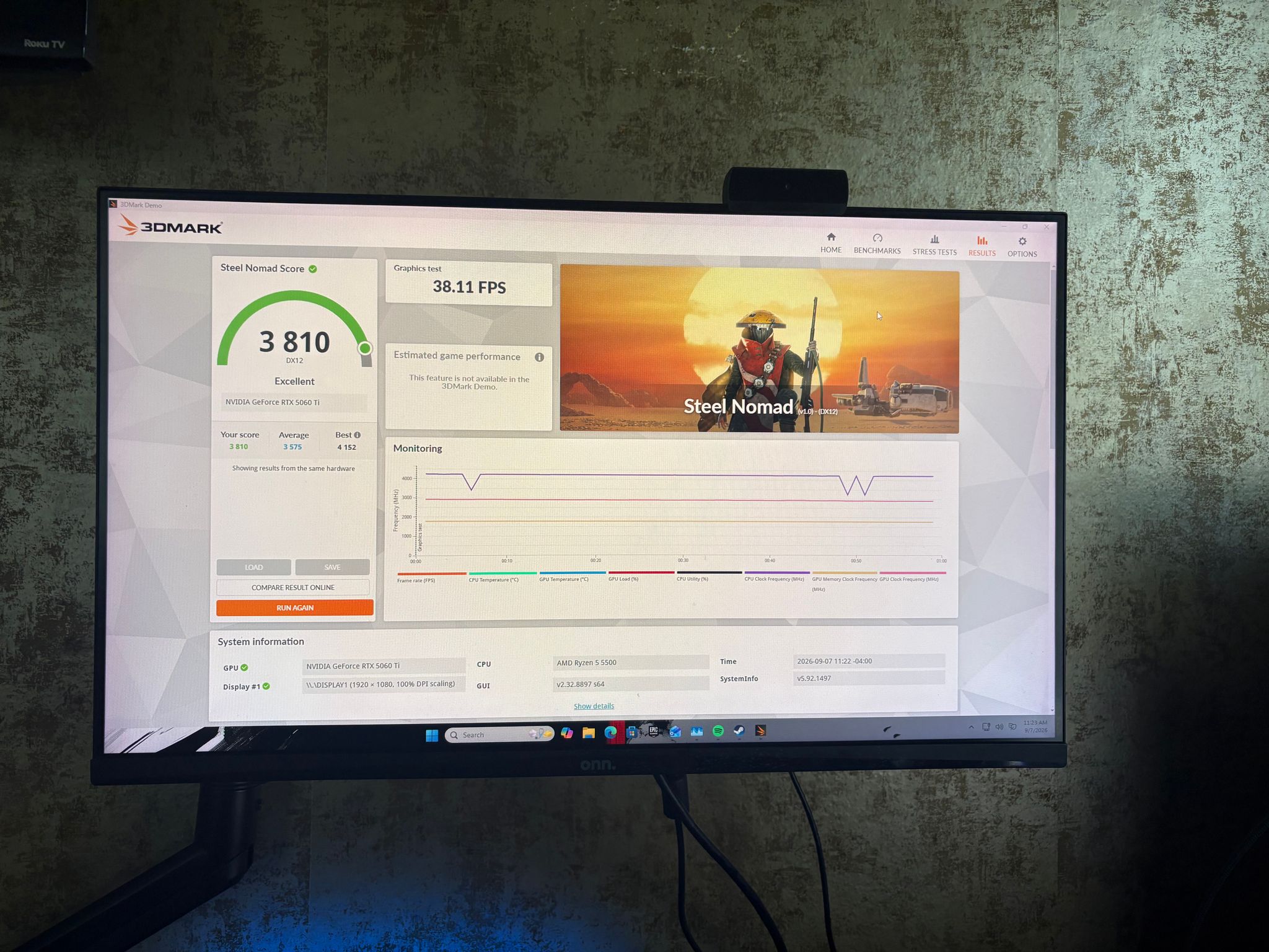 GeForce RTX 5060 Ti 16GB Custom Gaming PC - Ryzen 5 5500, 16GB RAM