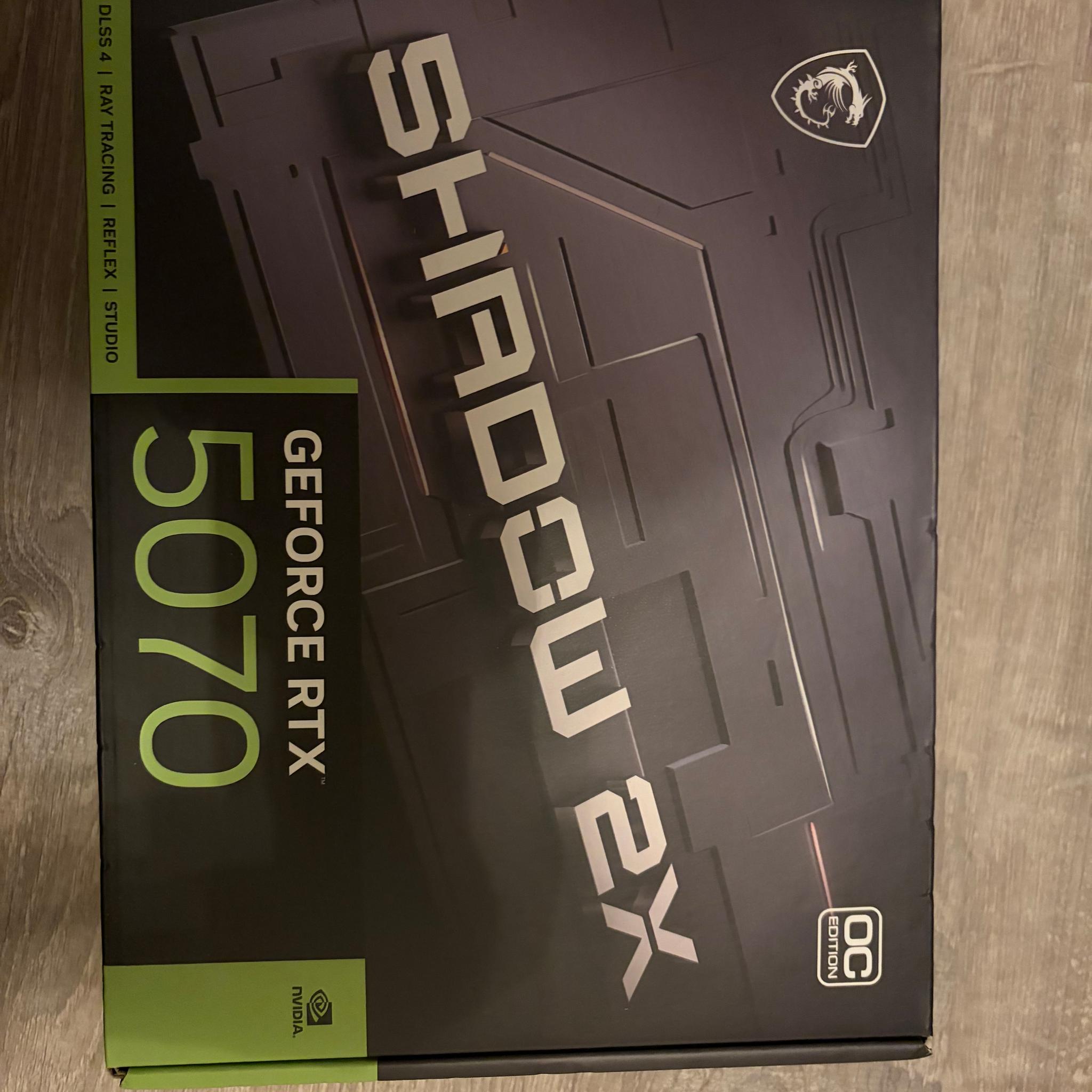 MSI GeForce RTX 5070 12G SHADOW 2X OC