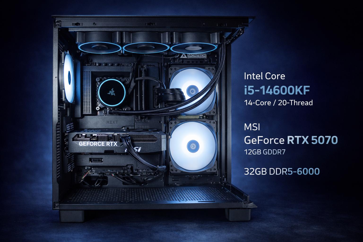 RTX 5070 | i5-14600KF | 32GB DDR5 6000MHz | Built for 1440p Gaming | Great Value