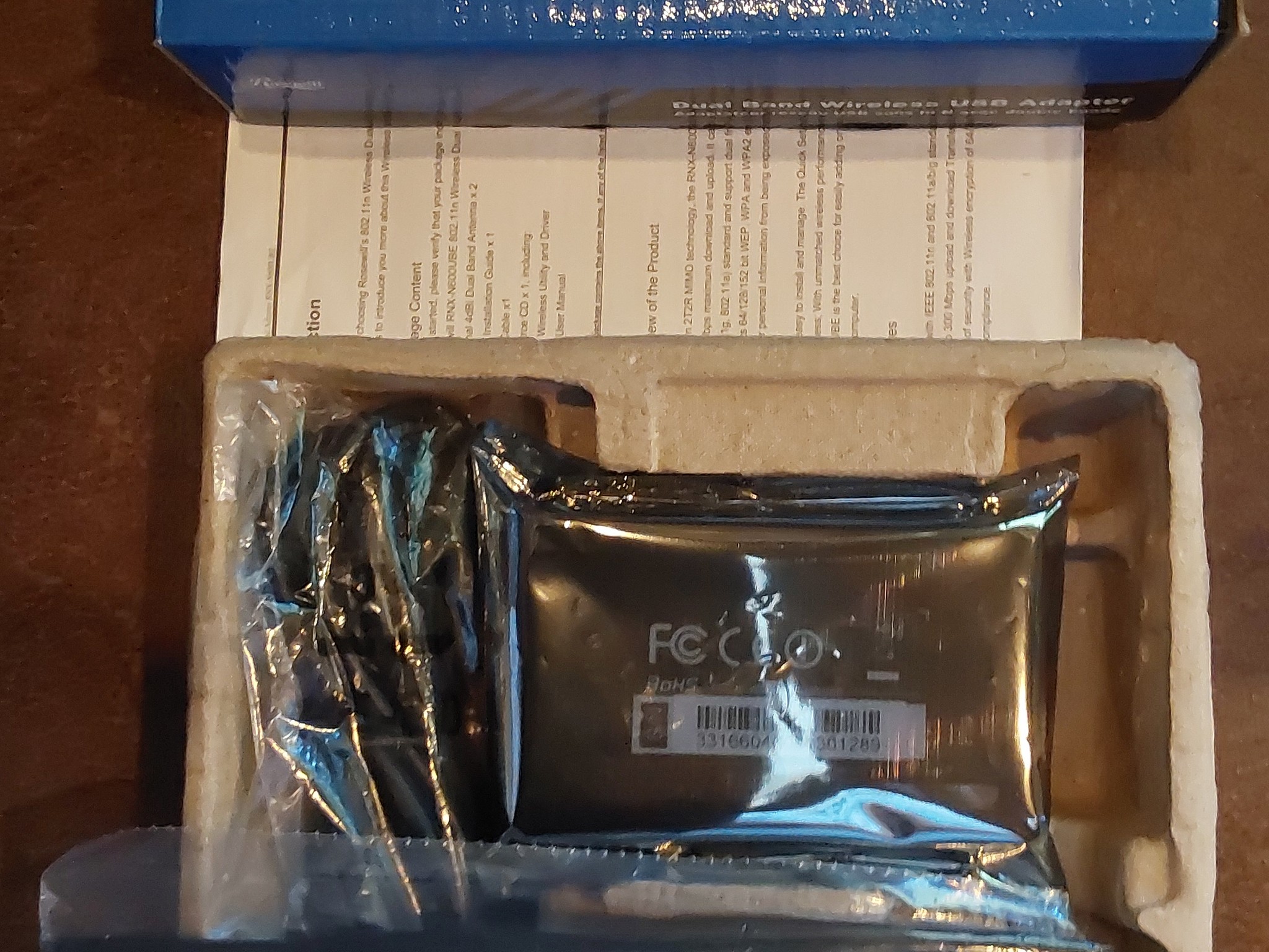 Rosewill RNX-N600UBE Dual-Band WiFi USB WIRELESS ADAPTER