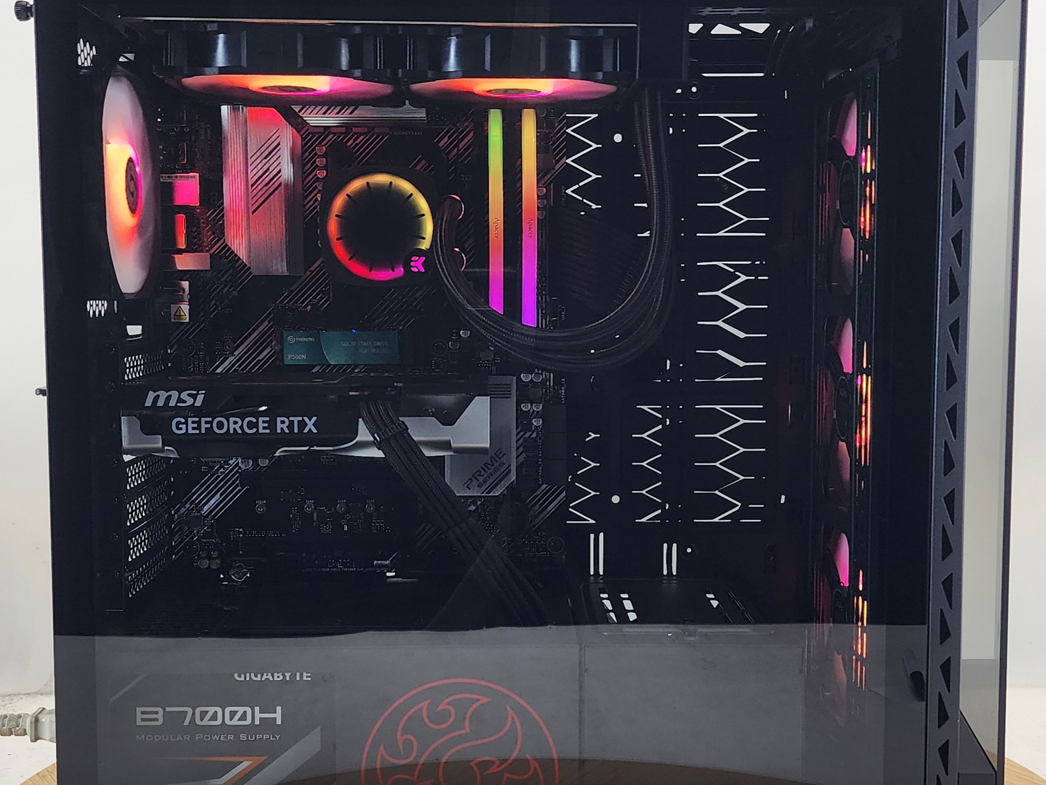 Gaming PC Ryzen 7 5700X 16GB RAM 1TB SSD RTX 5060  8GB Windows 11 Computer