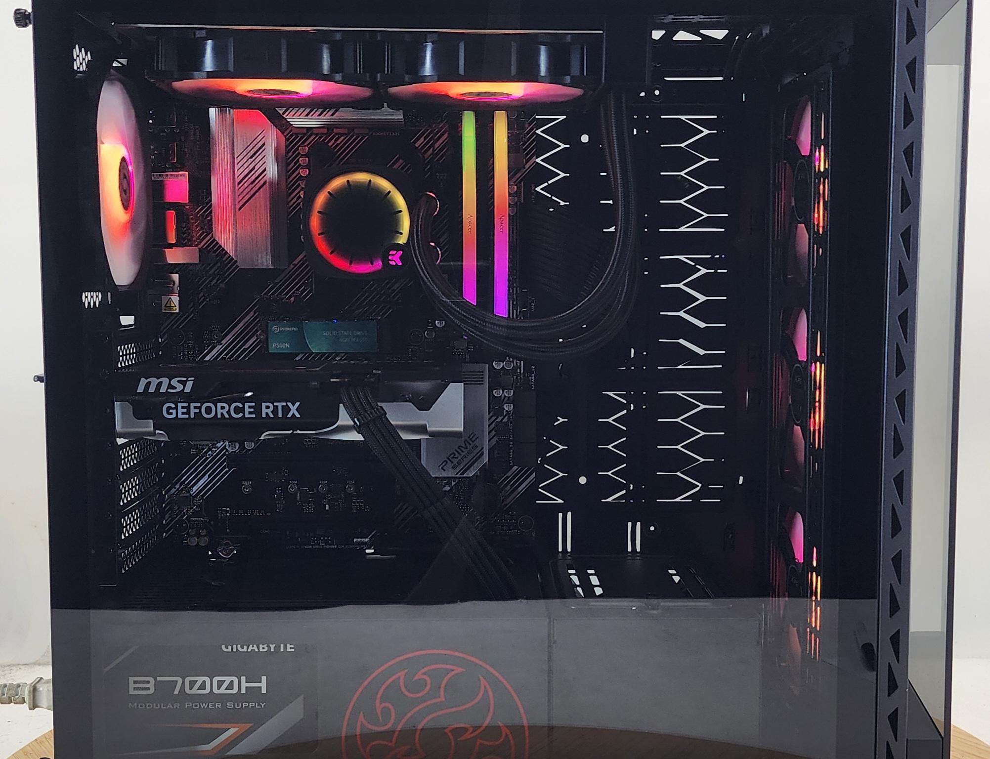 Gaming PC Ryzen 7 5700X 16GB RAM 1TB SSD RTX 5060  8GB Windows 11 Computer
