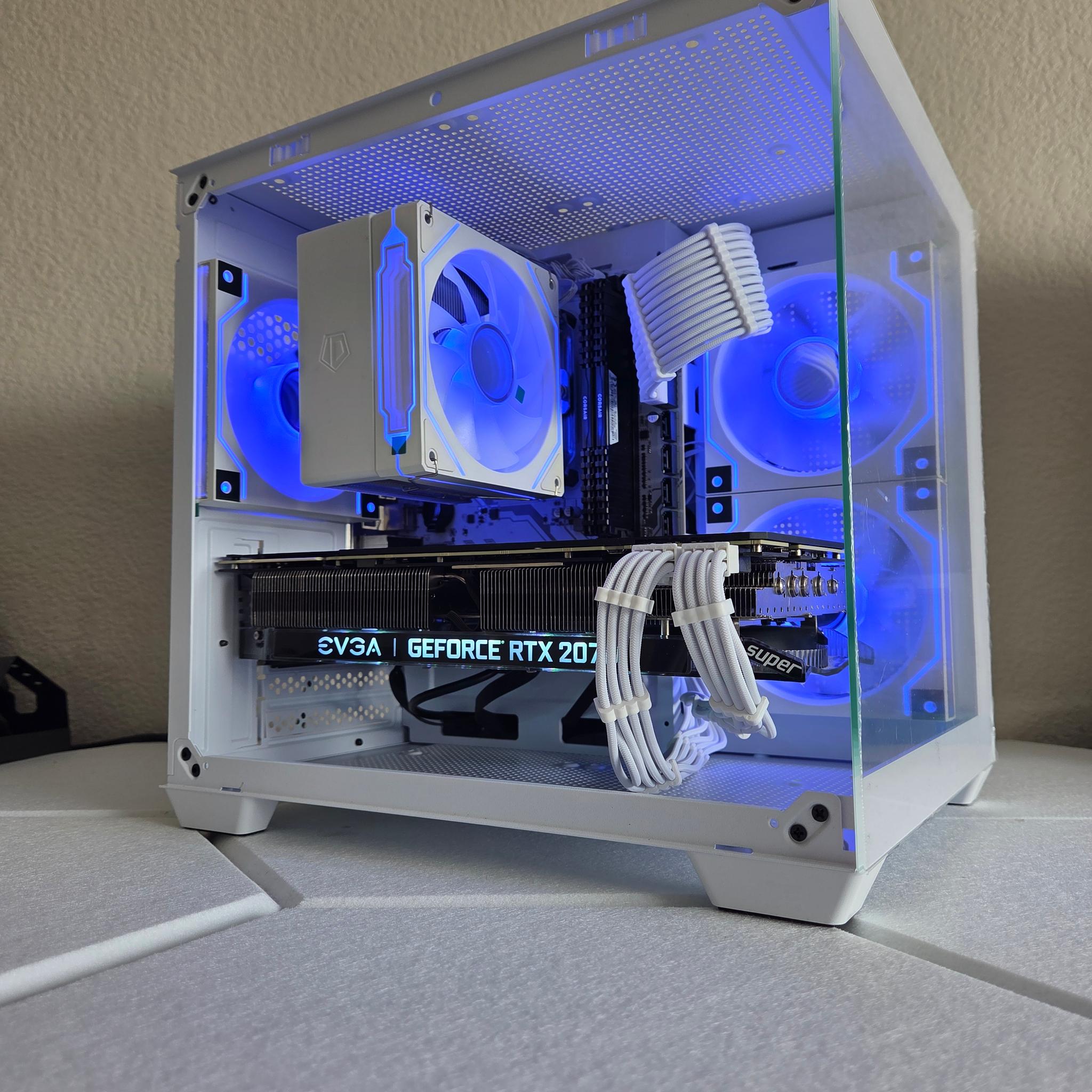 2070 super White and black gaming Pc 🤍! !440p and 1080p beast🤍❄️⛄WIFI