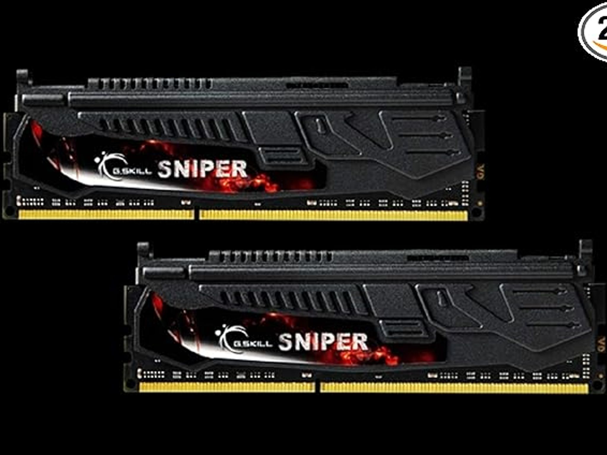 G.Skill F3-1600C9D-16GSR Sniper 16GB (2x8GB) DDR3-1800Mhz (PC3-12800) Memory RAM (F3-1600C9D-16GSR)