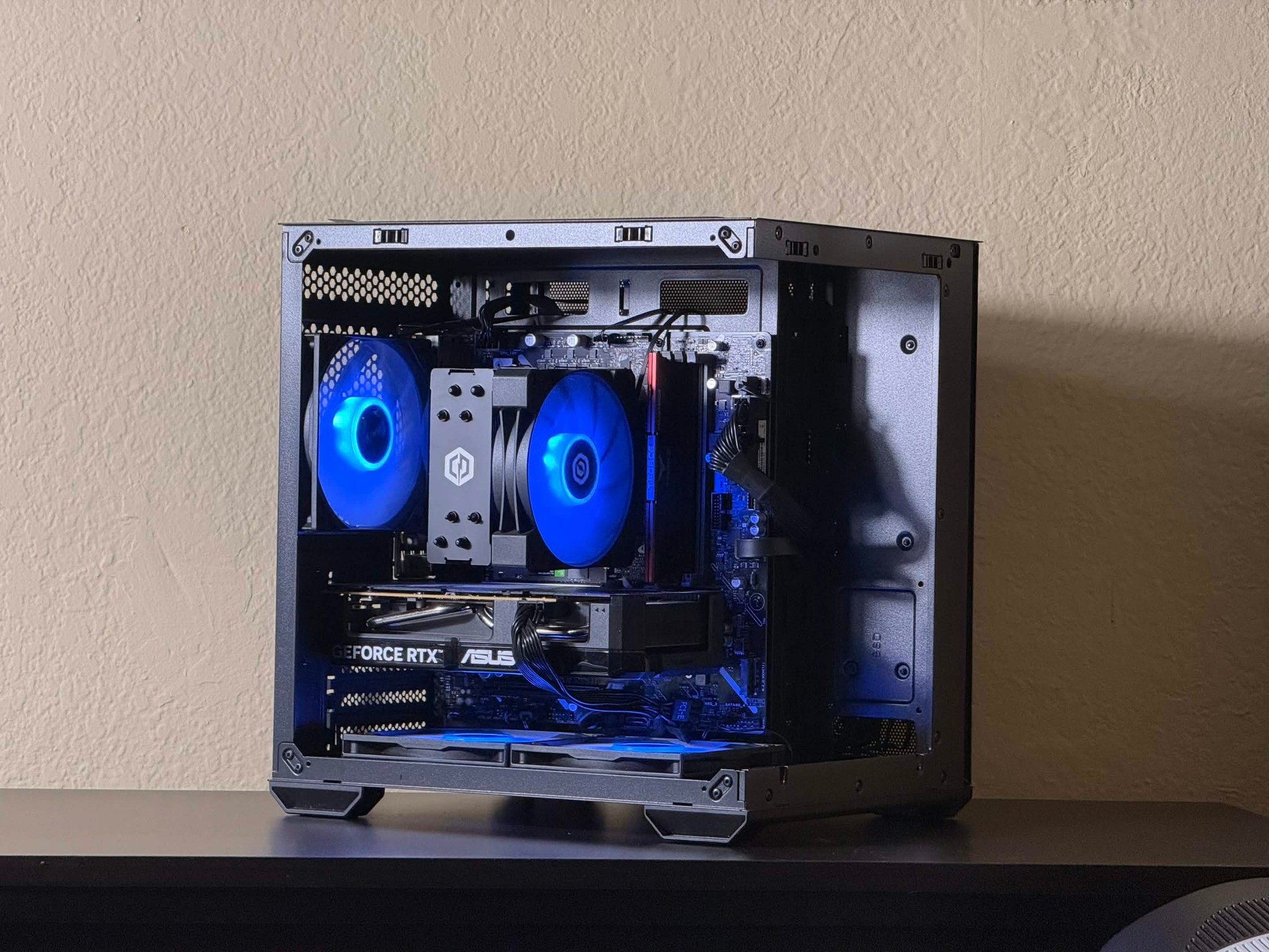 FREE SHIPPING 🖤🌈 Black RGB Gaming PC | RTX 5060 | Intel Core i5-14400F | 1TB NVME SSD | 16 GB DDR5
