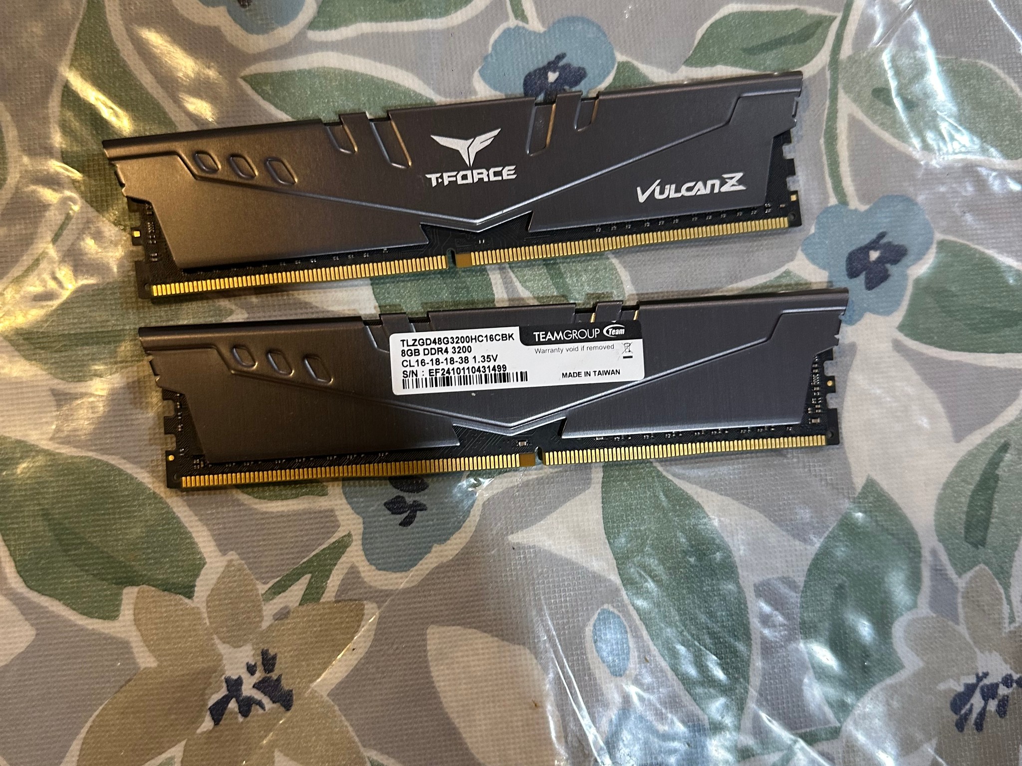 TeamGroup T-Force Vulcan Z 16GB (2x8GB) RAM DDR4 3200MHz