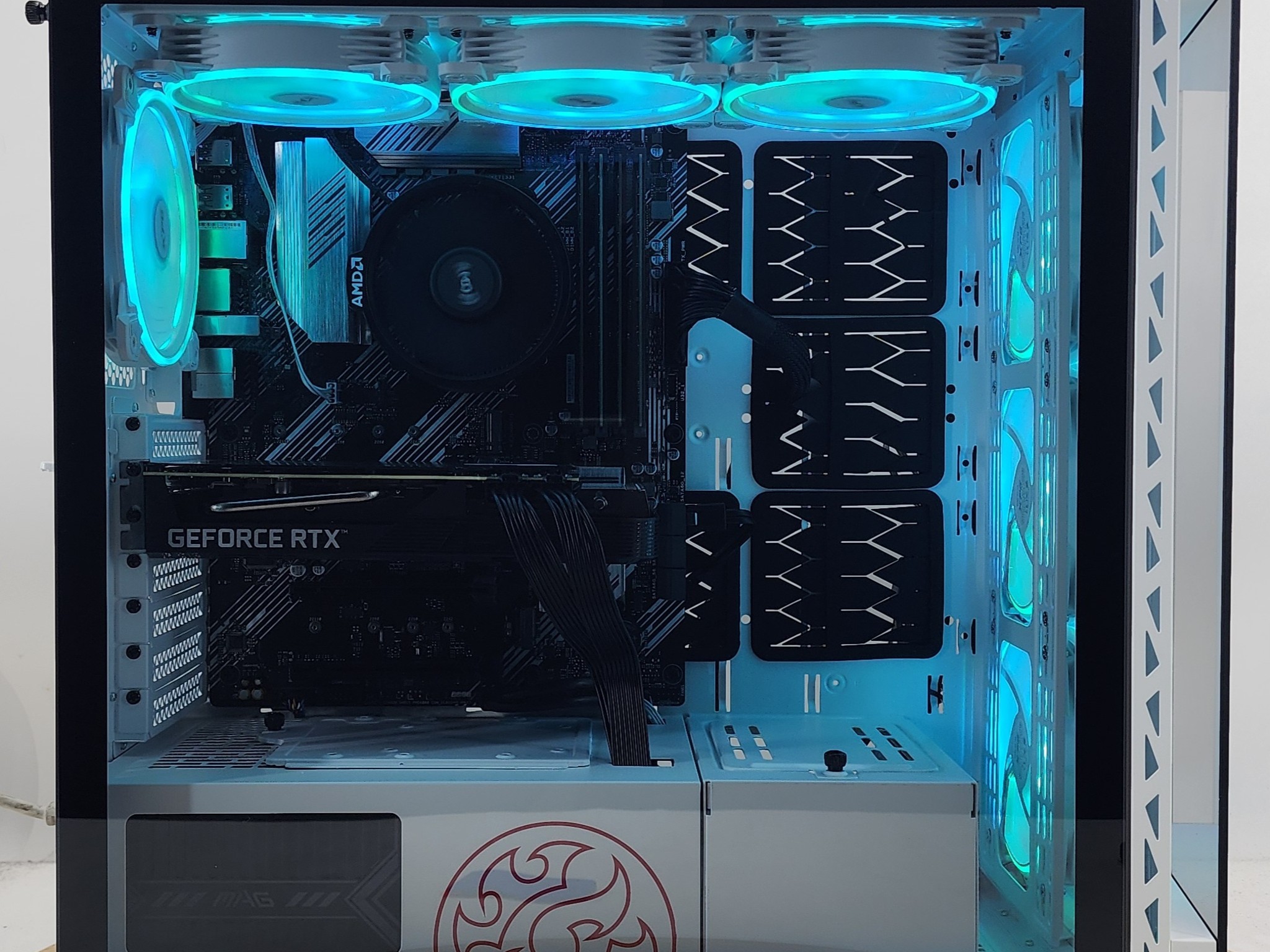 Gaming PC Ryzen 5 5500 16GB RAM 500GB SSD RTX 3060 Ti 8GB Windows 11 Computer