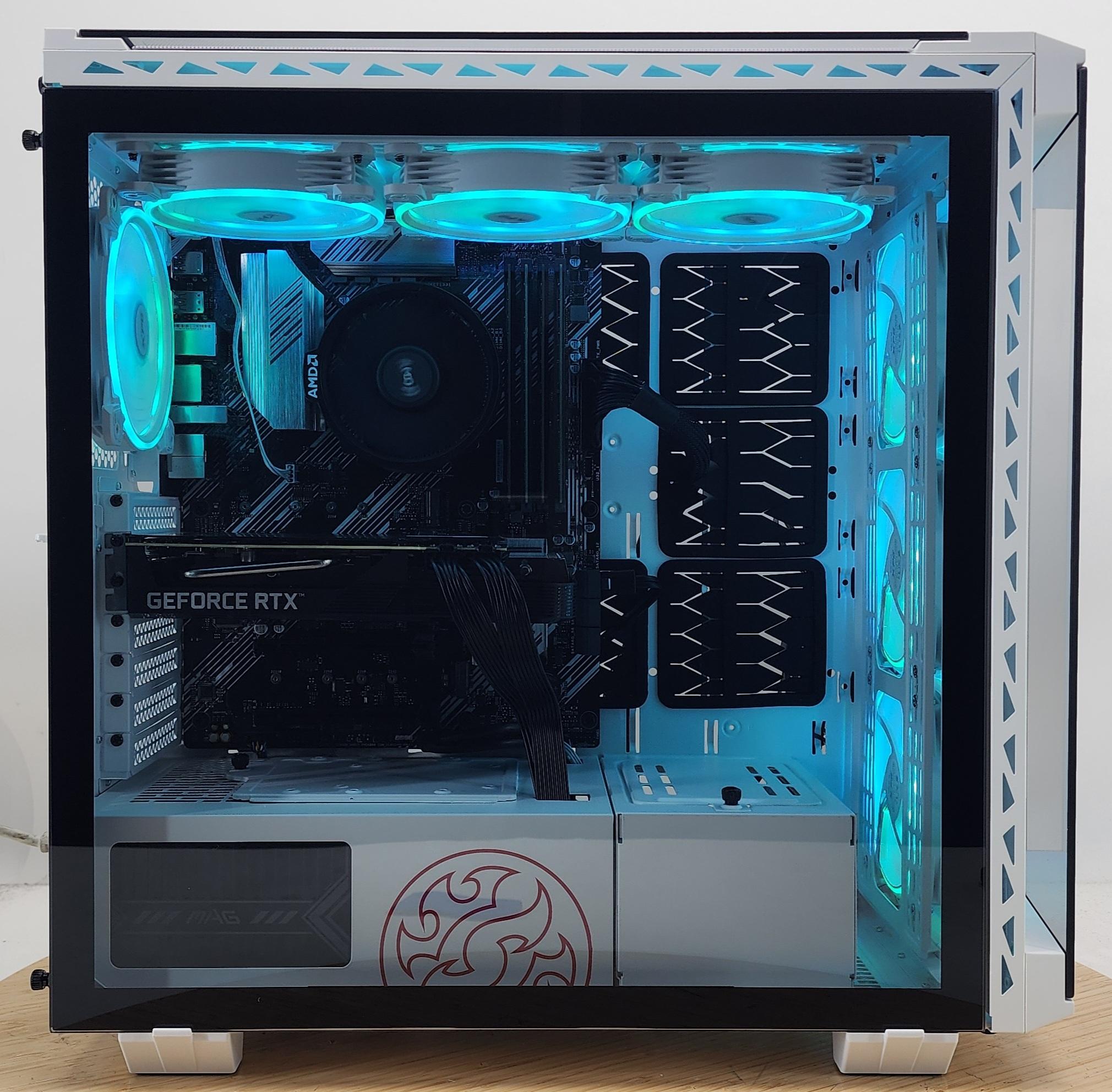 Gaming PC Ryzen 5 5500 16GB RAM 500GB SSD RTX 3060 Ti 8GB Windows 11 Computer