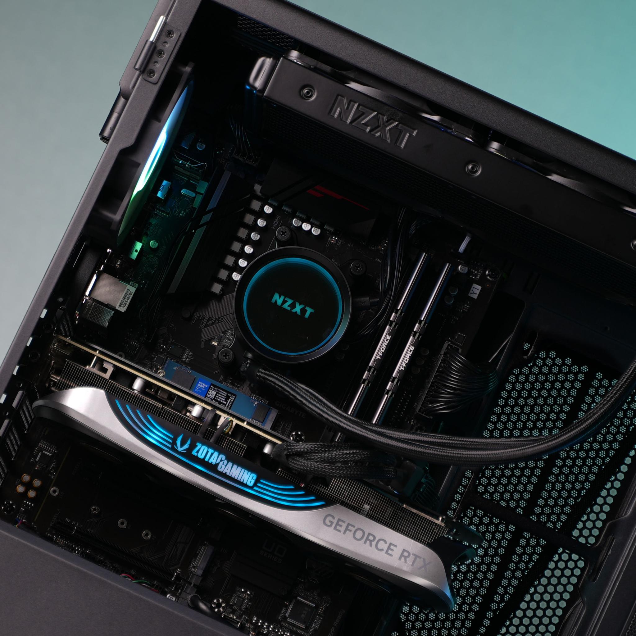 \ RF-00 / RTX 4070 Ti Ryzen 7 5800X 32GB 1TB Windows 11 Workstation Gaming PC