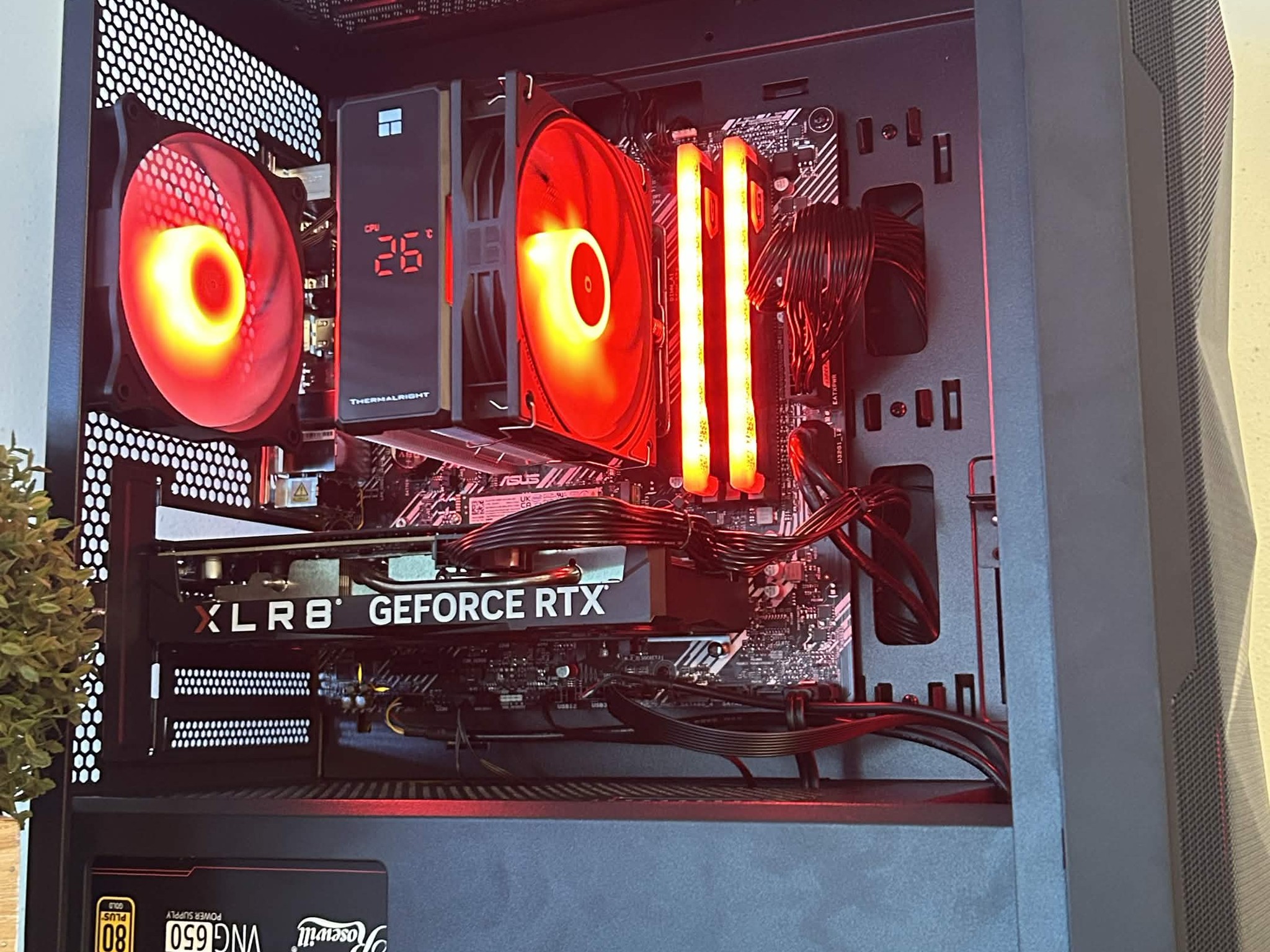 Gaming PC - GeForce RTX 4060 - Ryzen 5 5500 - 16GB RGB RAM - 1TB SSD Storage - WiFi & Bluetooth