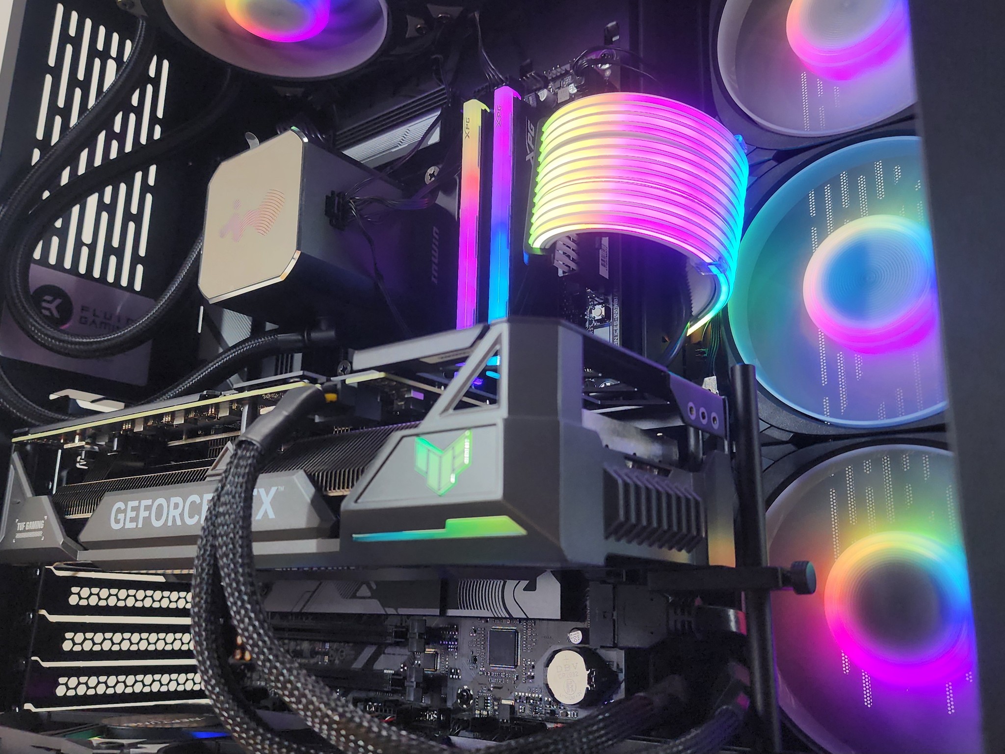 Gaming PC Ryzen 7 7800X3D 32GB RAM 1TB SSD RTX 4070 Ti 12GB Windows 11 Computer