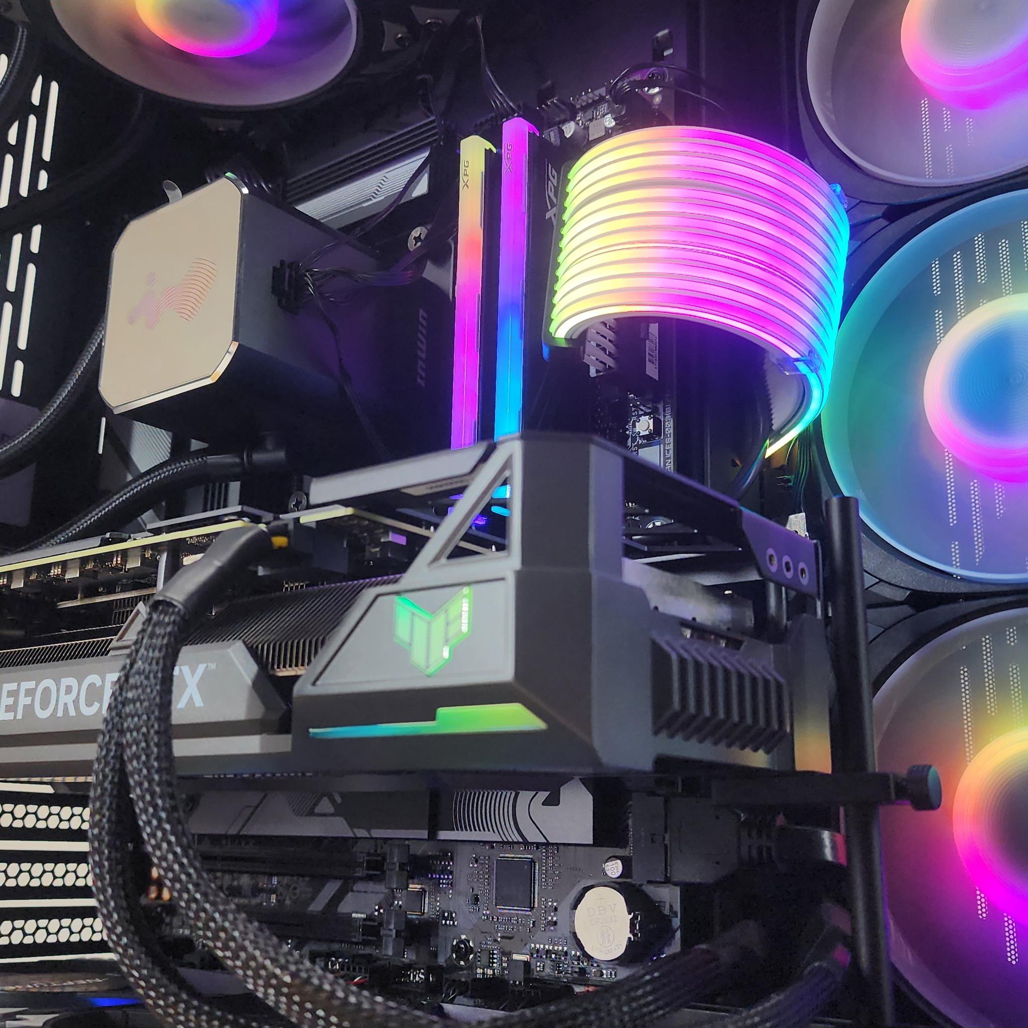 Gaming PC Ryzen 7 7800X3D 32GB RAM 1TB SSD RTX 4070 Ti 12GB Windows 11 Computer