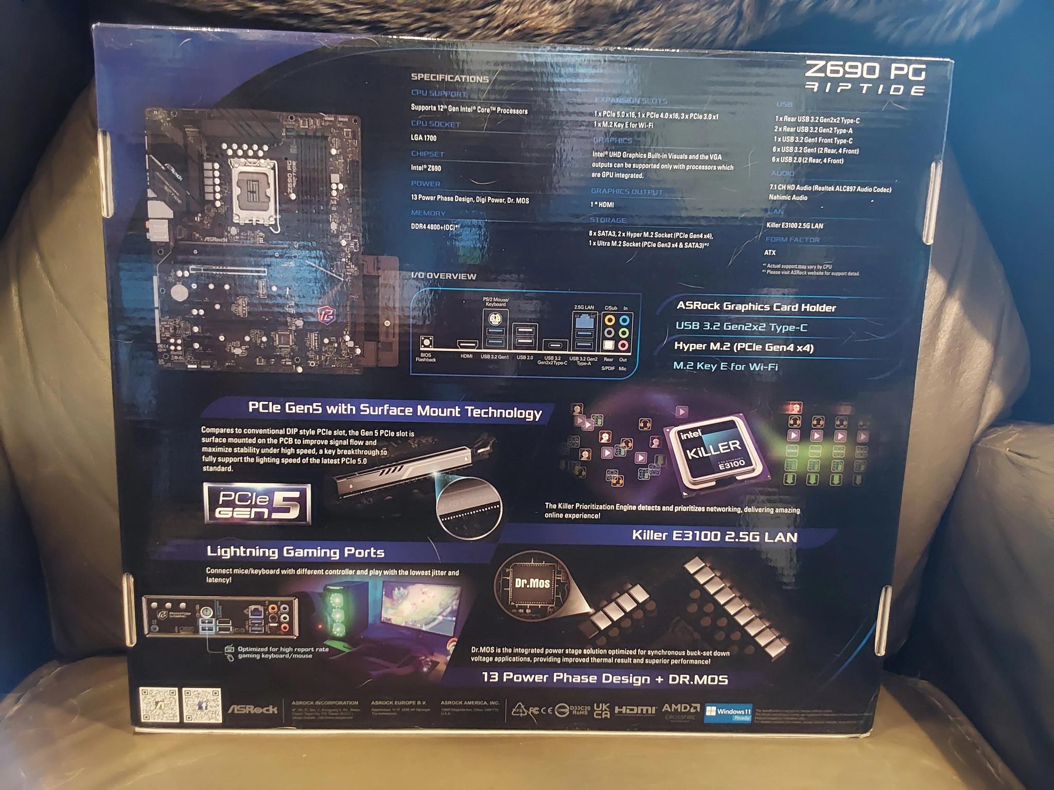 NEW & Unused ASRock Z690 Riptide (DDR4 version)