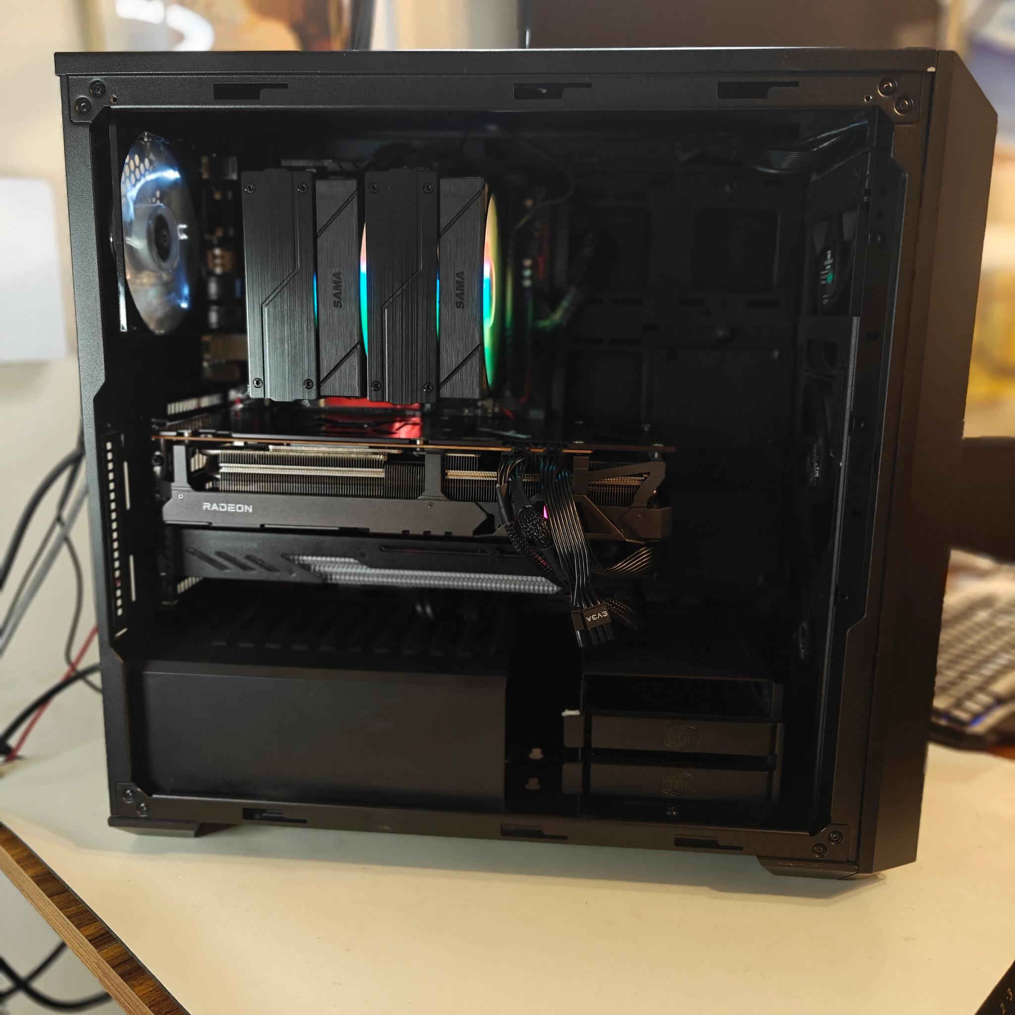 💢💰🏋️‍♂️ Midrange P2P Beast | Ryzen 7 5700X3D | Radeon RX 6700 XT | 32GB DDR4 RAM | 1TB NVMe SSD