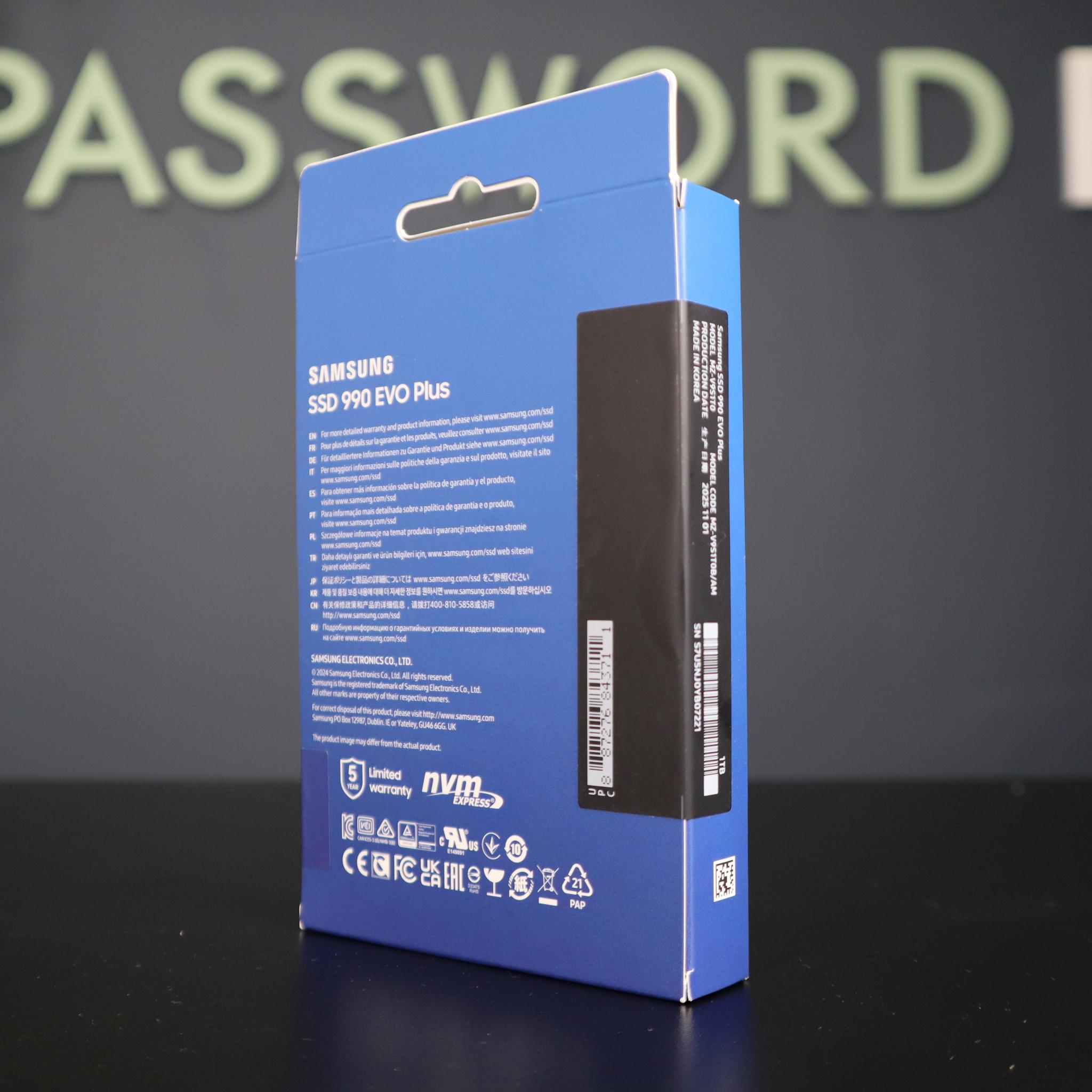 Samsung 990 Evo Plus - 1TB NVME 7,150 MB/s - Brand New Sealed!