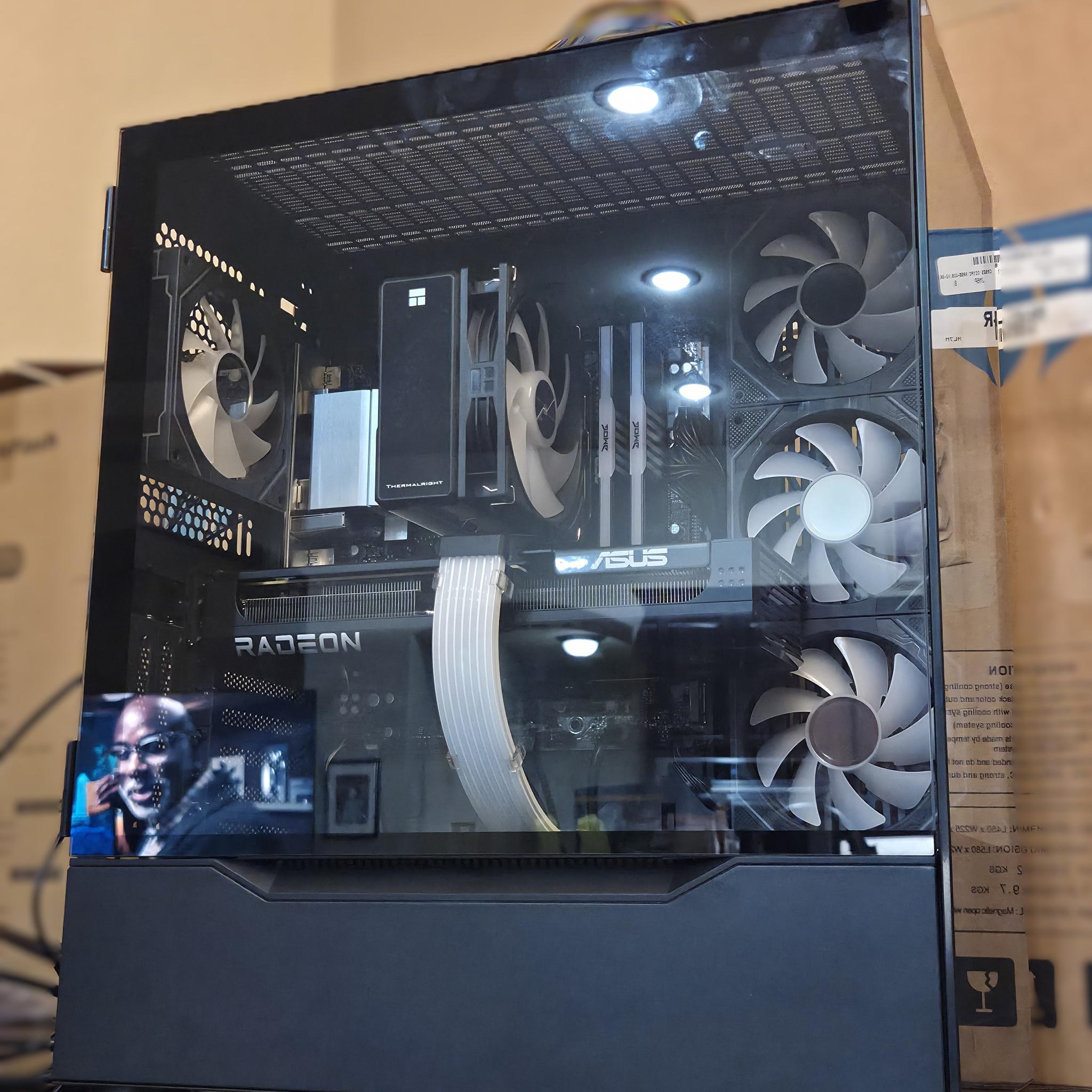 Magmadar!🔥– Ryzen 7 5800XT • RX 9060 XT • 32GB DDR4 • 1TB Gen4 NVMe • Temp Display